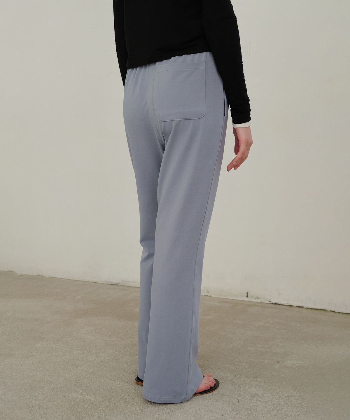 앤니즈(ANDNEEDS) Essential slim span pants (blue)