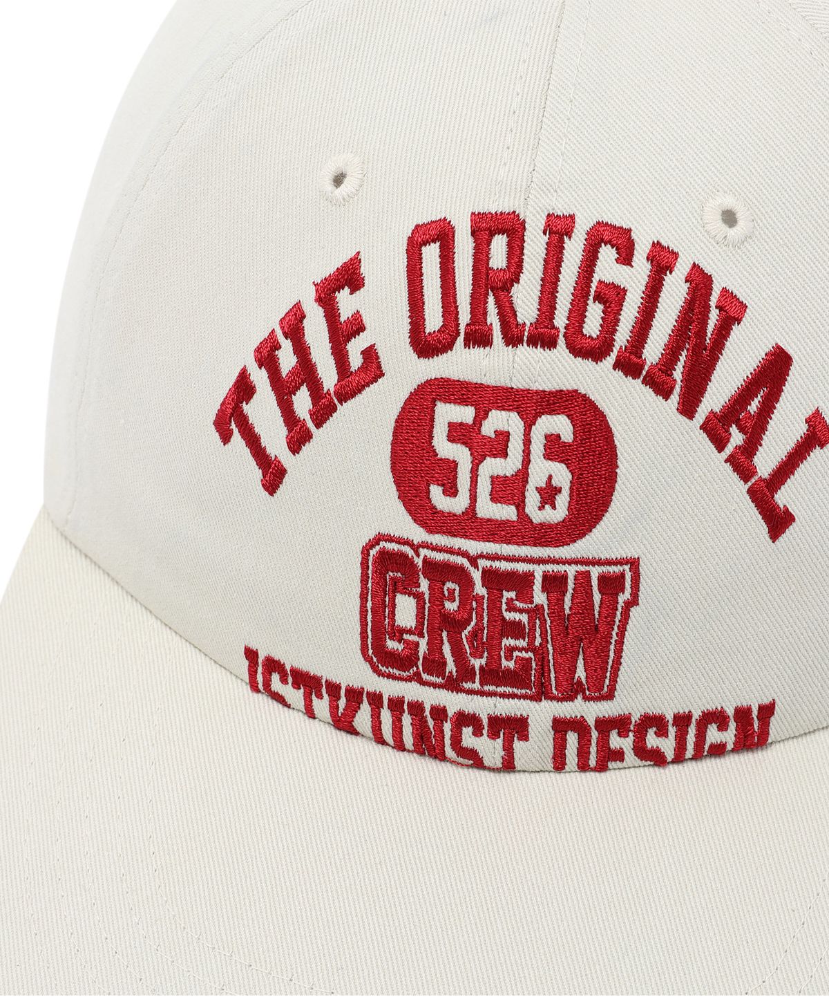 이스트쿤스트(ISTKUNST) COLLEGE LOGO CAP_IVORY(IK2EFMAB23A)