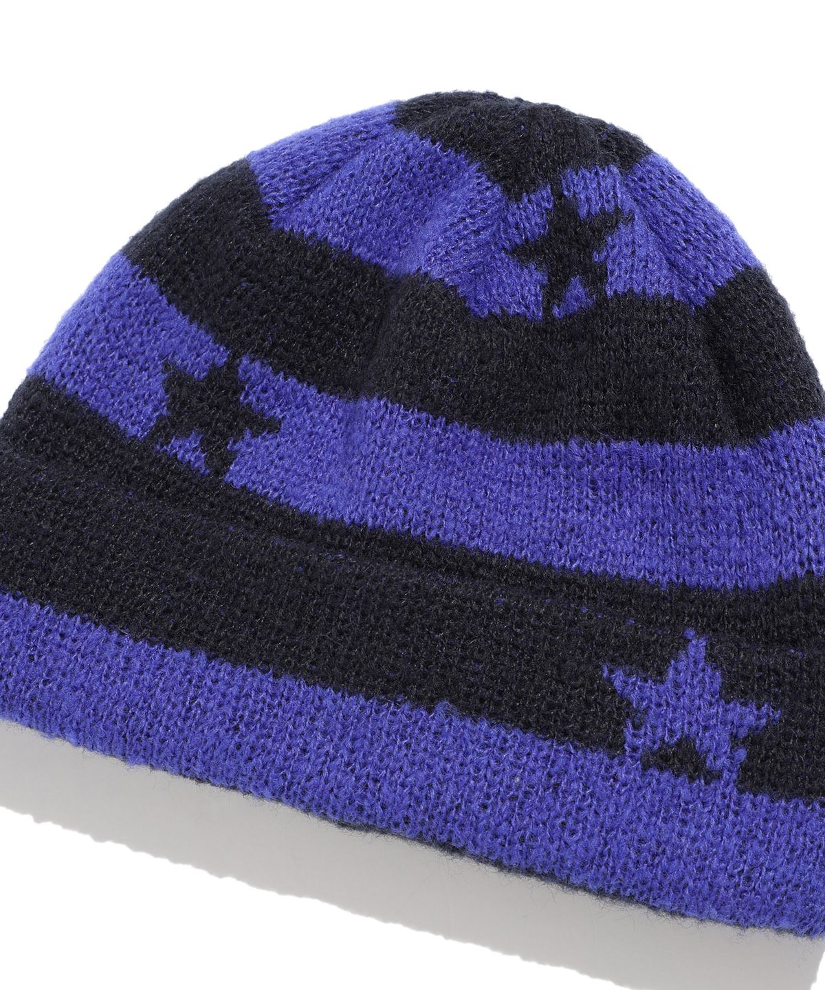 이스트쿤스트(ISTKUNST) STRIPE CUFF BEANIE_PURPLE(IK2EFMAB30A)