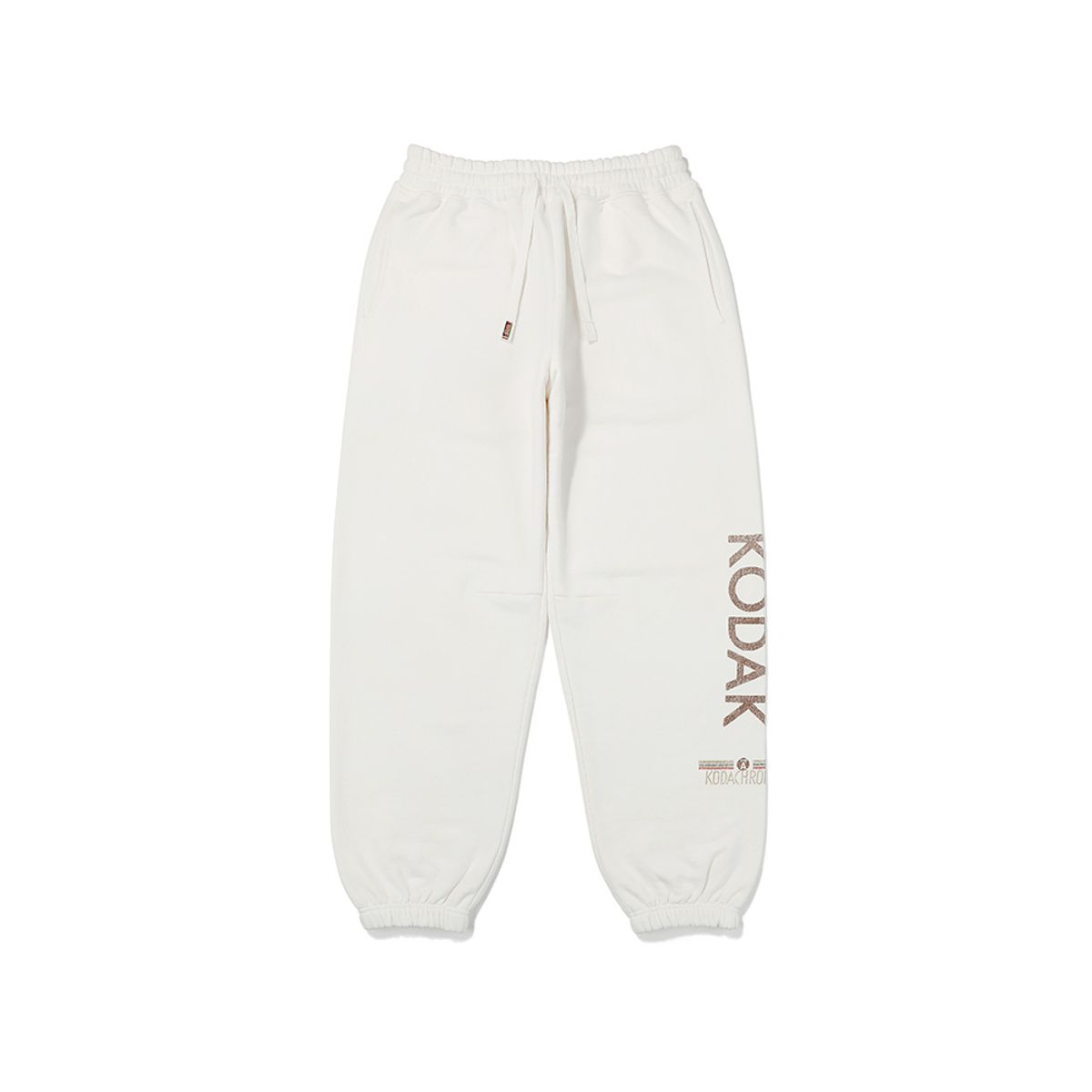 코닥(KODAK) 씨네코닥 세미오버핏 그래픽 워싱 조거 팬츠 IVORY