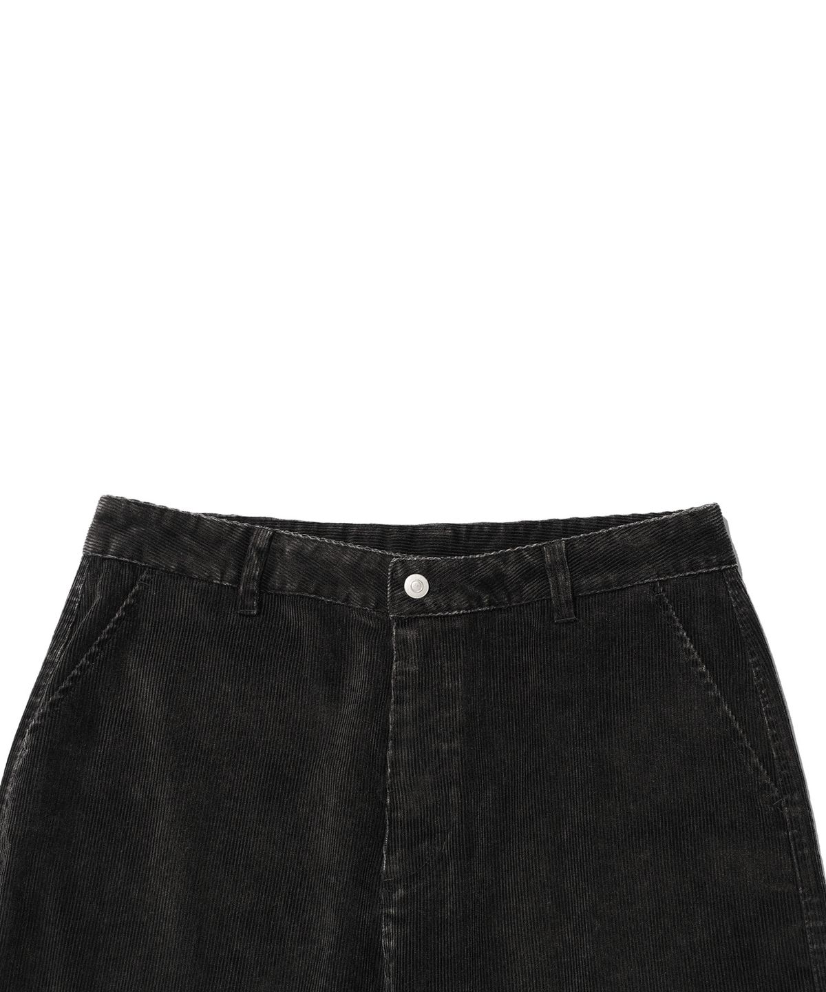 이스트쿤스트(ISTKUNST) WASHED CORDUROY CARGO PANTS_BLACK(IK2EFMPA11A)