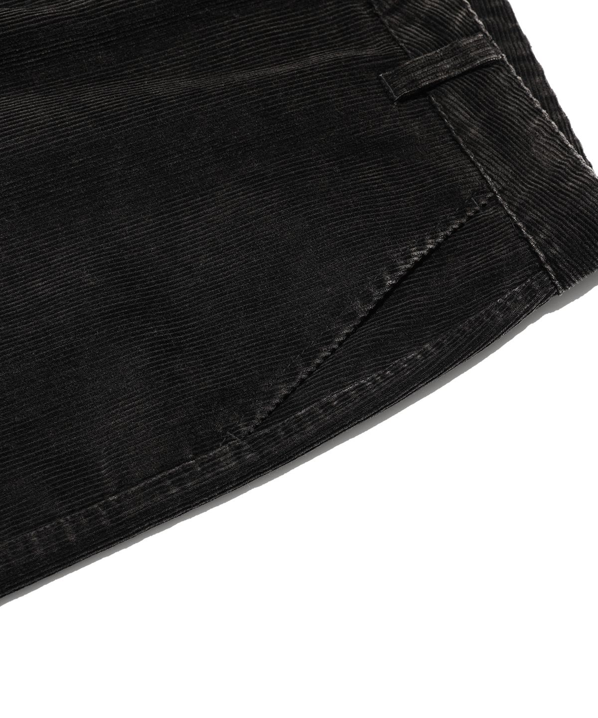 이스트쿤스트(ISTKUNST) WASHED CORDUROY CARGO PANTS_BLACK(IK2EFMPA11A)