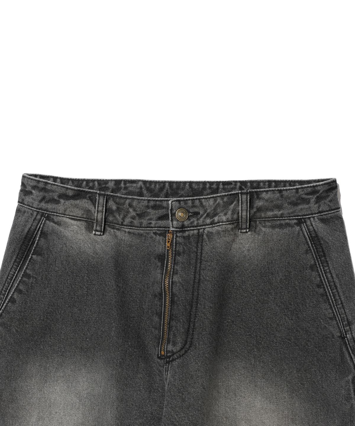 이스트쿤스트(ISTKUNST) BOOTSCUT CARGO JEANS_BLACK(IK2EFMD114A)