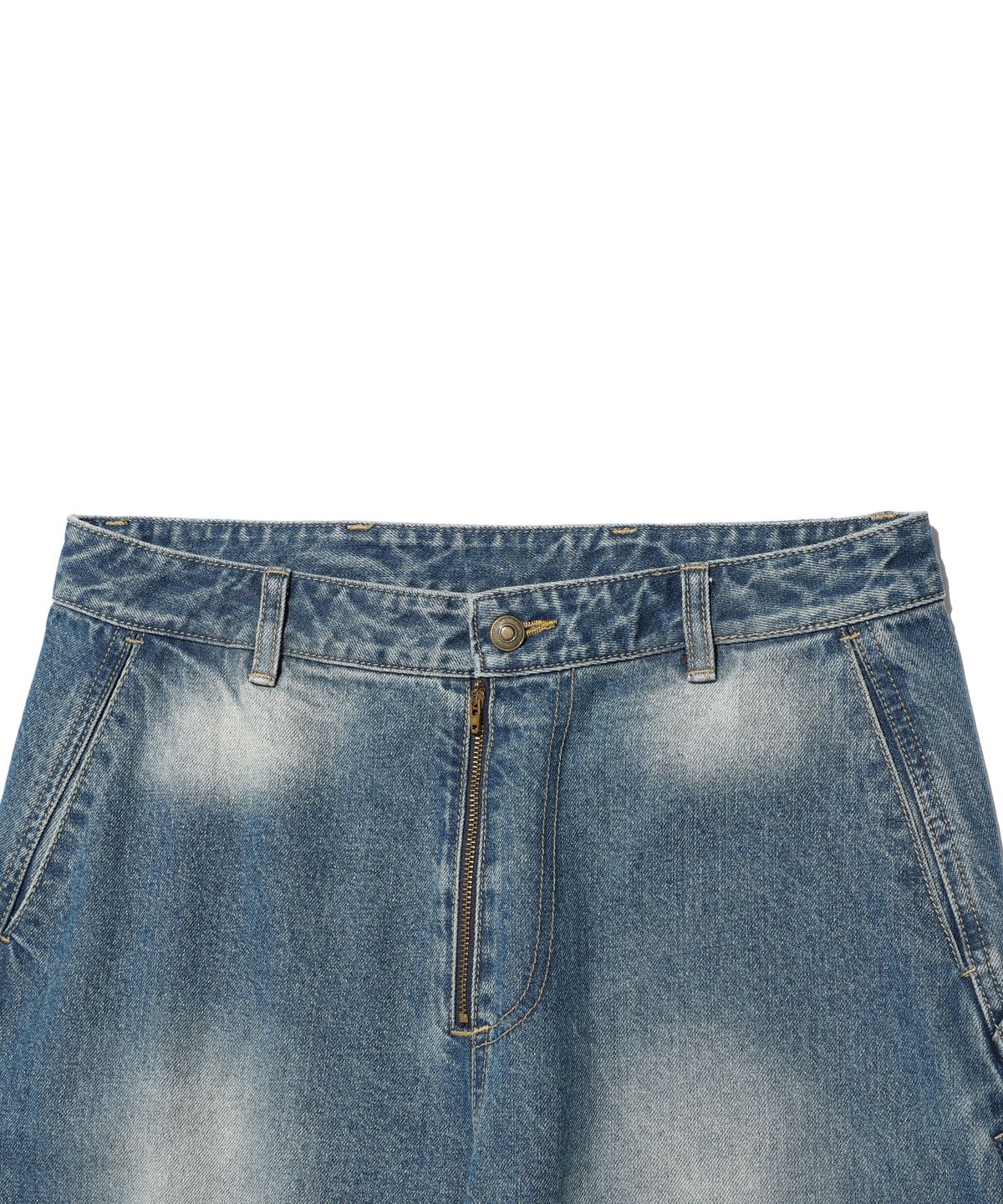 이스트쿤스트(ISTKUNST) BOOTSCUT CARGO JEANS_BLUE(IK2EFMD114A)