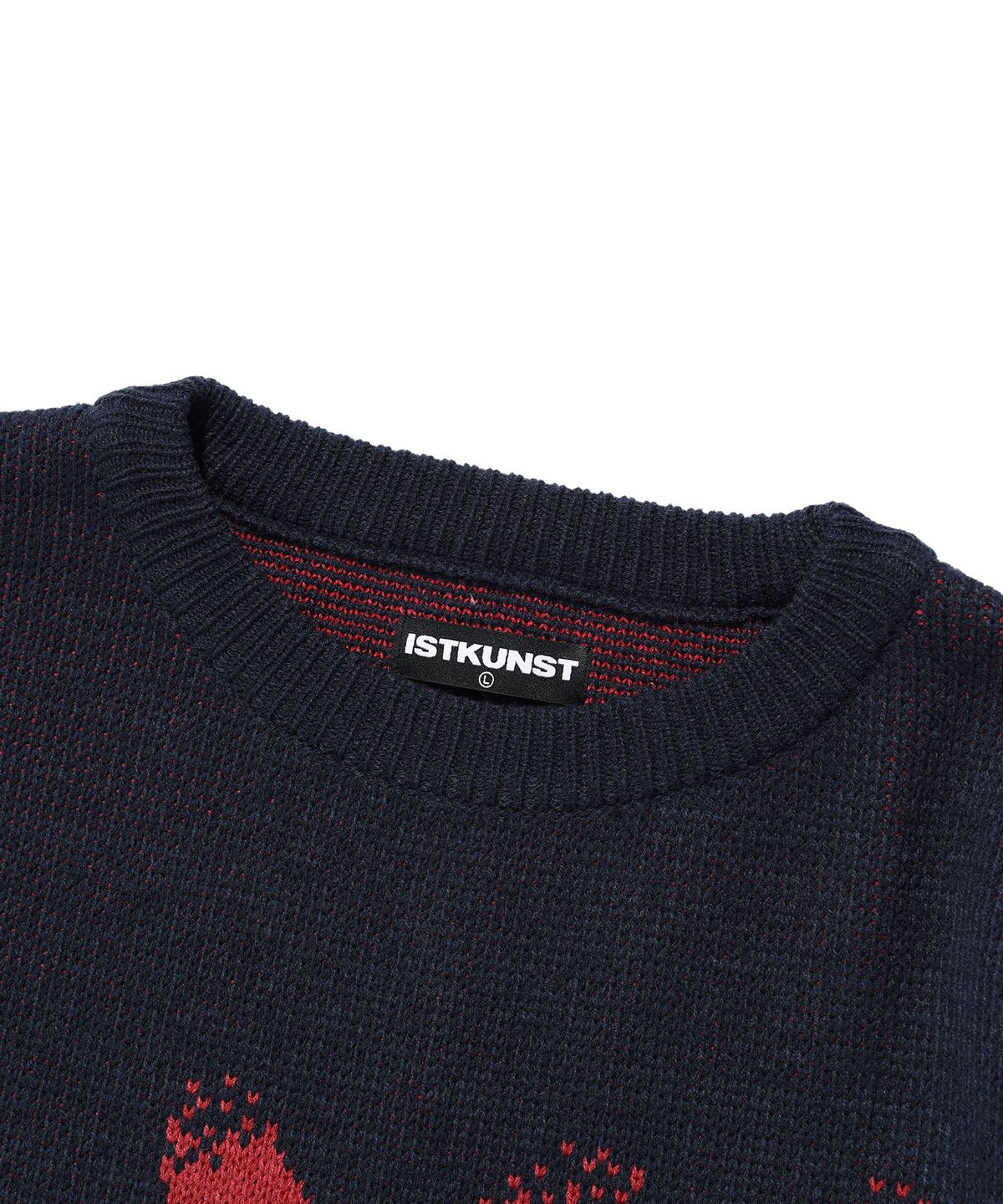 이스트쿤스트(ISTKUNST) 99 PUNK KNIT_NAVY(IK2EFMK601A)