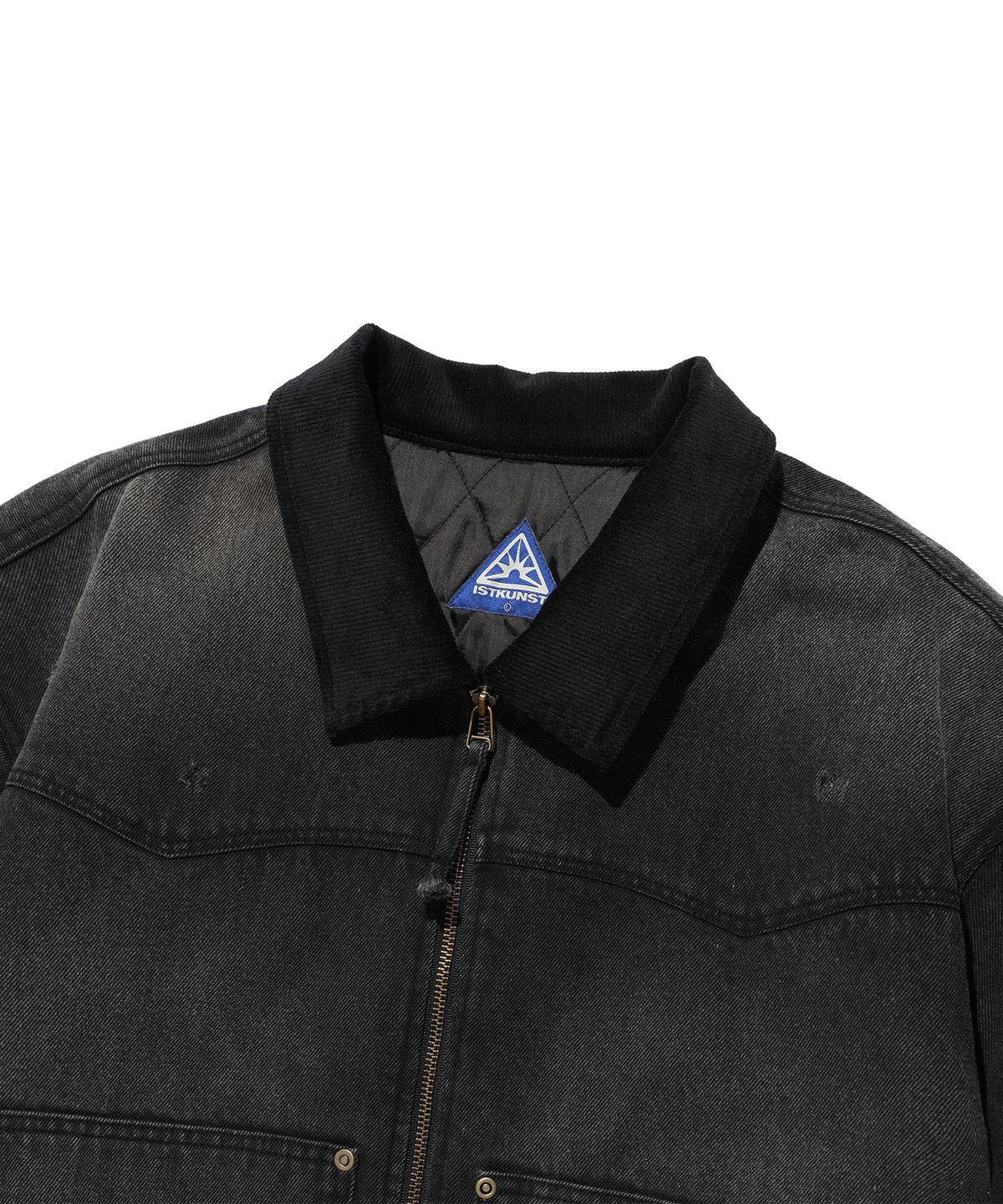이스트쿤스트(ISTKUNST) DENIM WORK JACKET_BLACK(IK2EFMD110A)