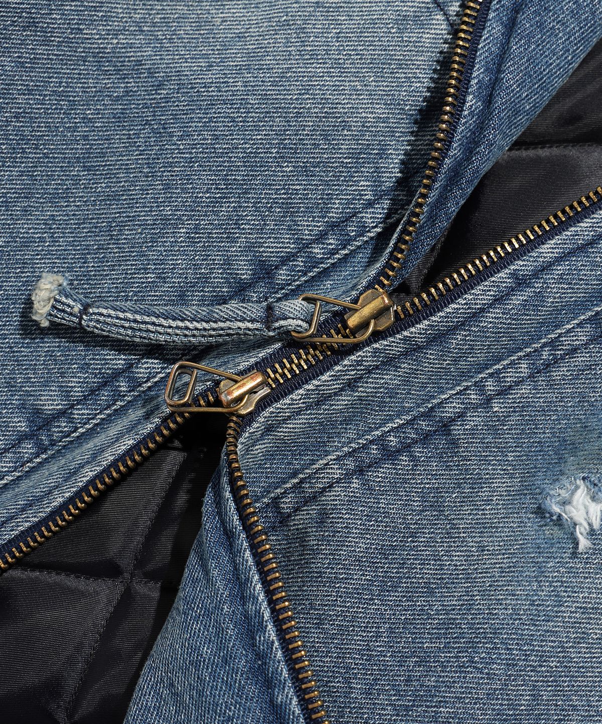 이스트쿤스트(ISTKUNST) DENIM WORK JACKET_BLUE(IK2EFMD110A)