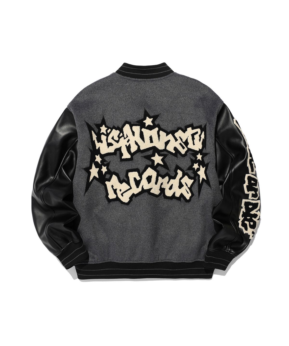 이스트쿤스트(ISTKUNST) STARS VARSITY JACKET_GREY(IK2EFMB930A)