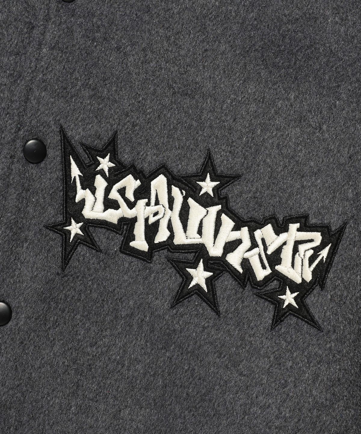 이스트쿤스트(ISTKUNST) STARS VARSITY JACKET_GREY(IK2EFMB930A)