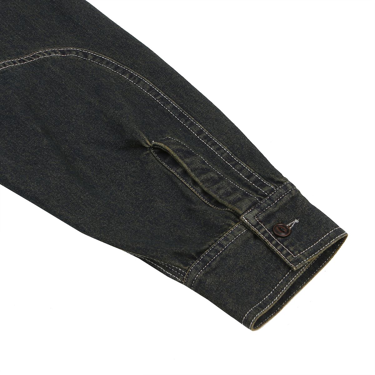 펜필드(PENFIELD) PENFIELD SIGNATURE WASHED DENIM SHIRTS DARK BROWN_FQ3WR70U