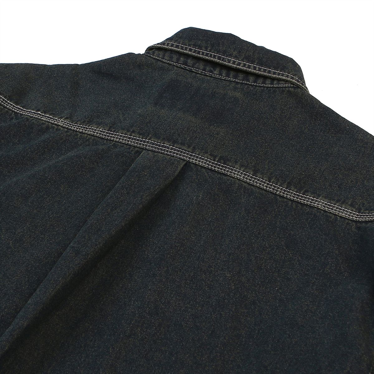 펜필드(PENFIELD) PENFIELD SIGNATURE WASHED DENIM SHIRTS DARK BROWN_FQ3WR70U