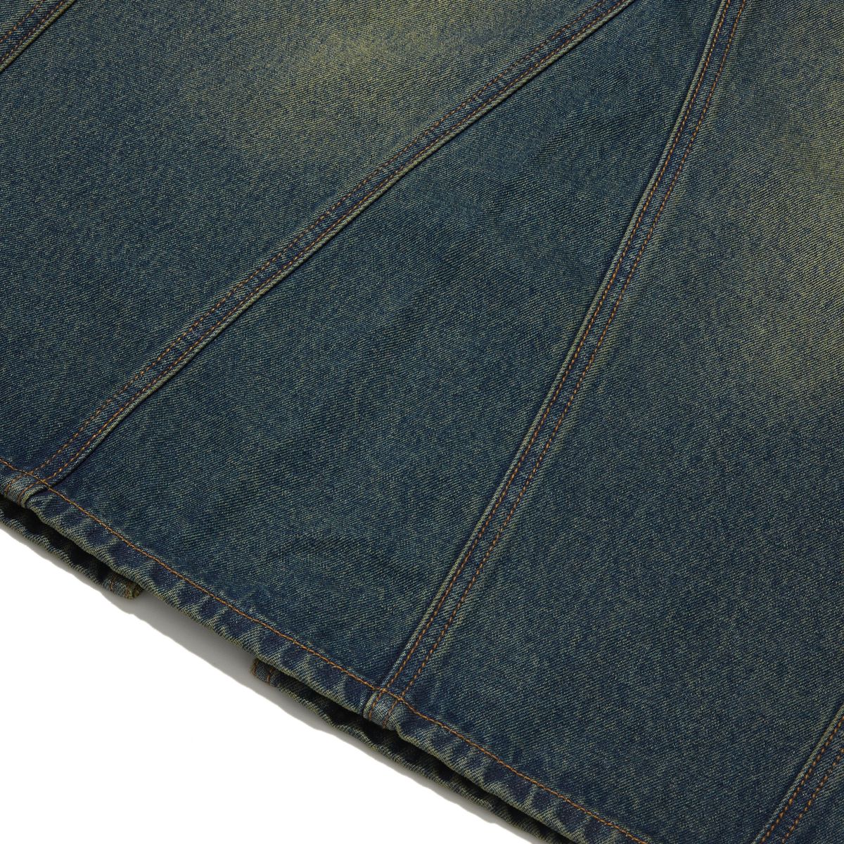 펜필드(PENFIELD) VINTAGE WASHED SLIT DENIM SKIRT INDIGO_FQ3WS11F