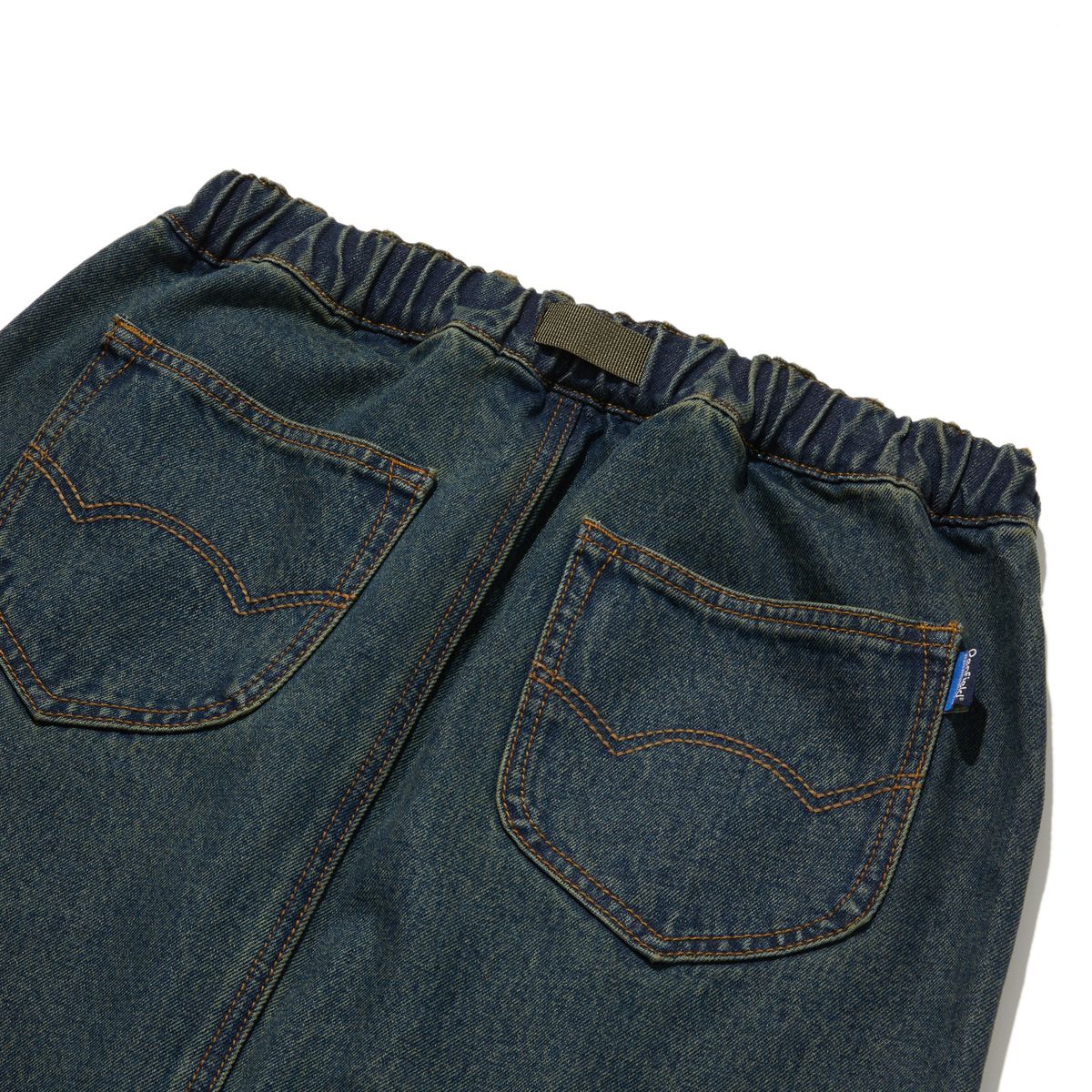 펜필드(PENFIELD) VINTAGE WASHED SLIT DENIM SKIRT INDIGO_FQ3WS11F