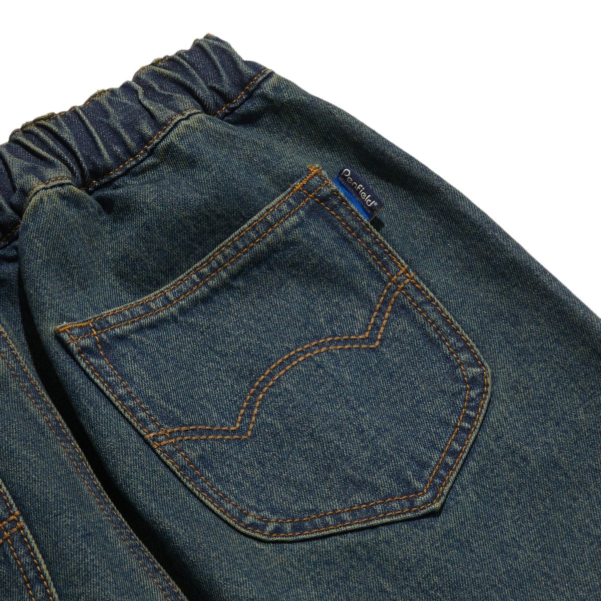 펜필드(PENFIELD) VINTAGE WASHED SLIT DENIM SKIRT INDIGO_FQ3WS11F