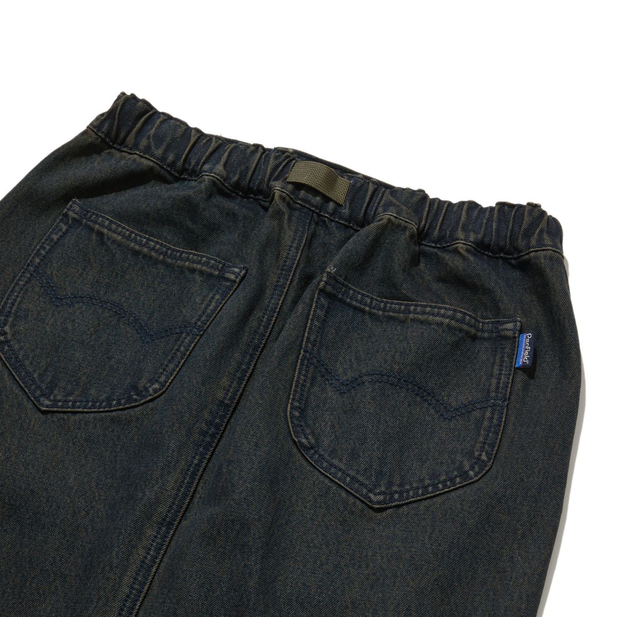 펜필드(PENFIELD) VINTAGE WASHED SLIT DENIM SKIRT DARK INDIGO_FQ3WS10F