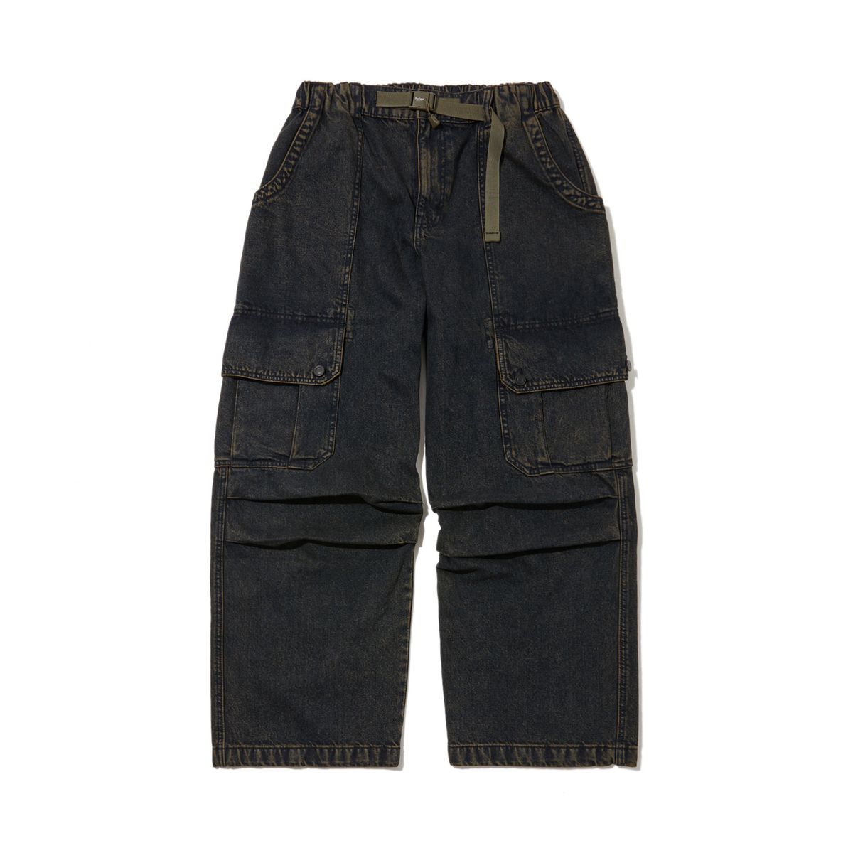펜필드(PENFIELD) BELTED GUSSETFATIGUE TINTED JEAN DARK BLACK_FQ3WP51U