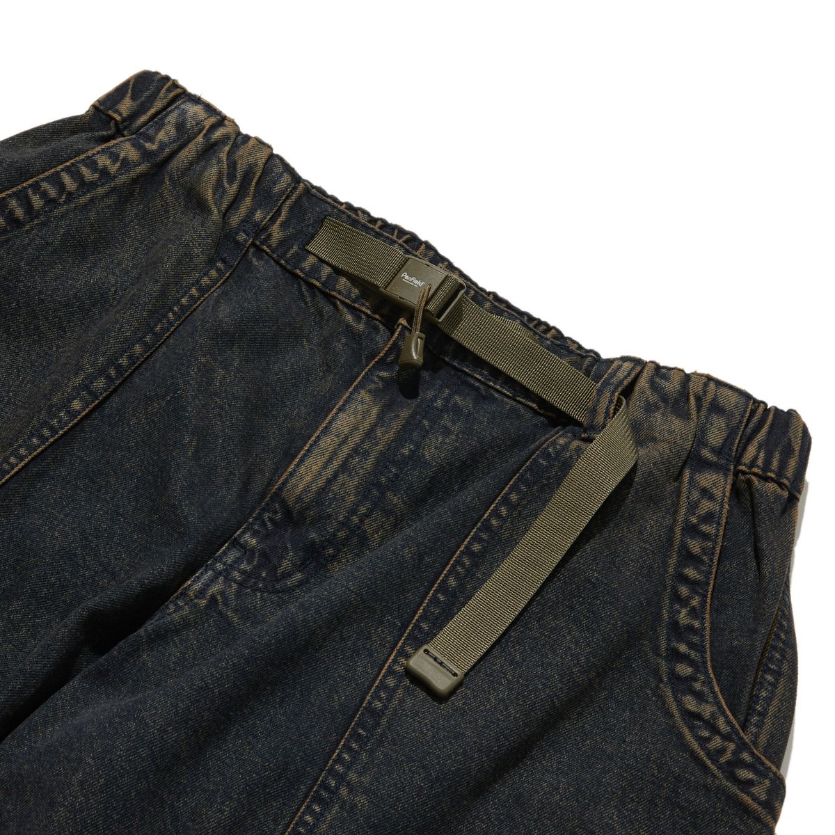 펜필드(PENFIELD) BELTED GUSSETFATIGUE TINTED JEAN DARK BLACK_FQ3WP51U