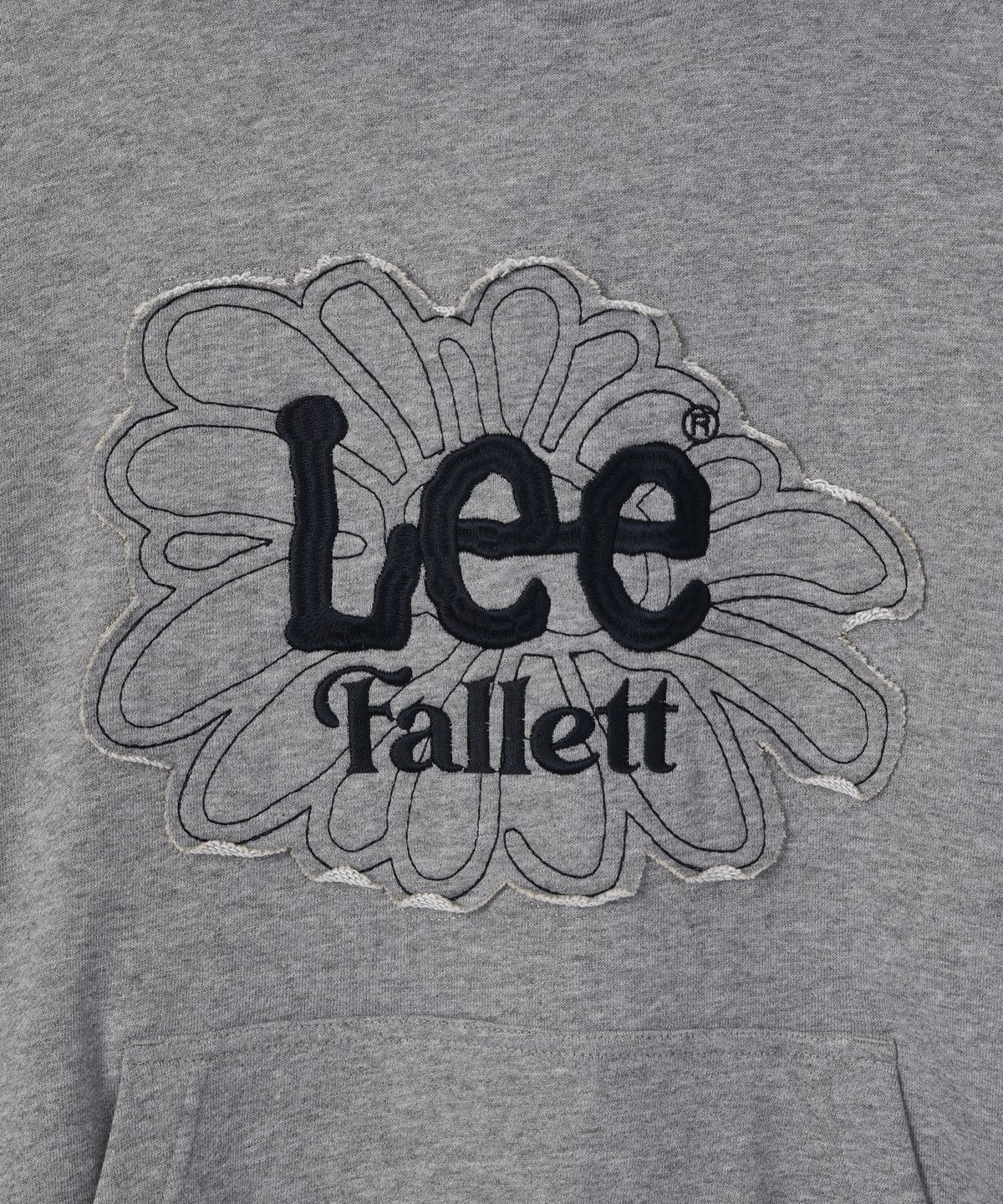 팔렛(FALLETT) [FALLETT X LEE] 썬 플라워 후드 그레이