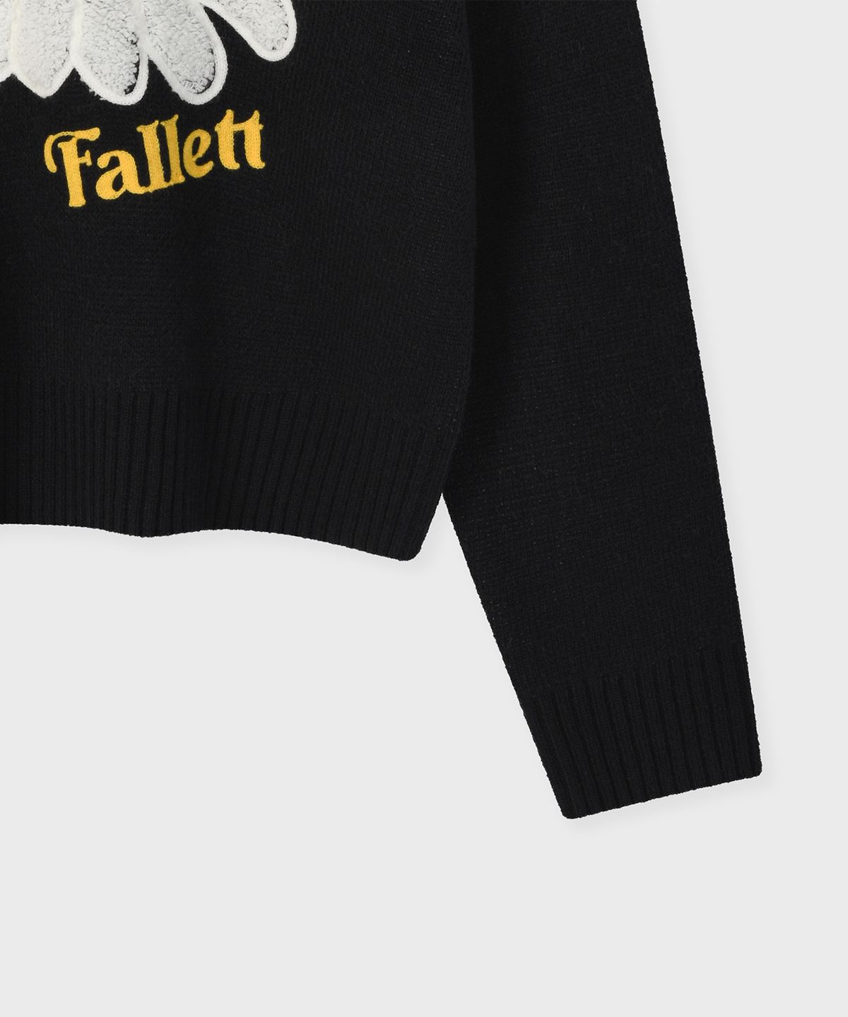 팔렛(FALLETT) [FALLETT X LEE] 썬 플라워 니트 네이비