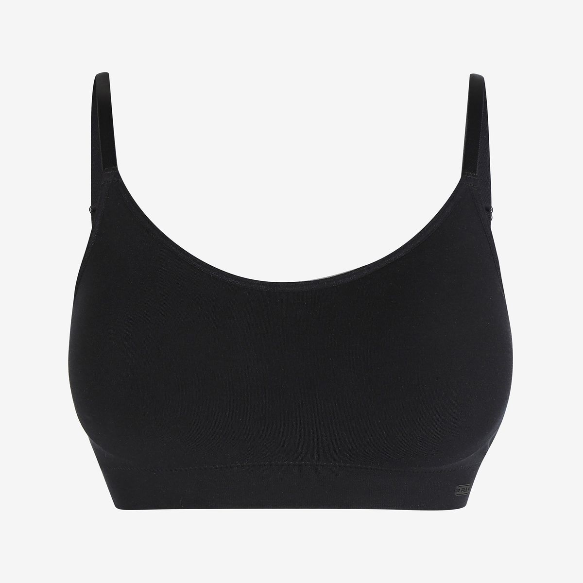 휠라언더웨어(FILA UNDERWEAR) 모달 몰드 부착형 브라탑(FI4ITG3441FBLK)