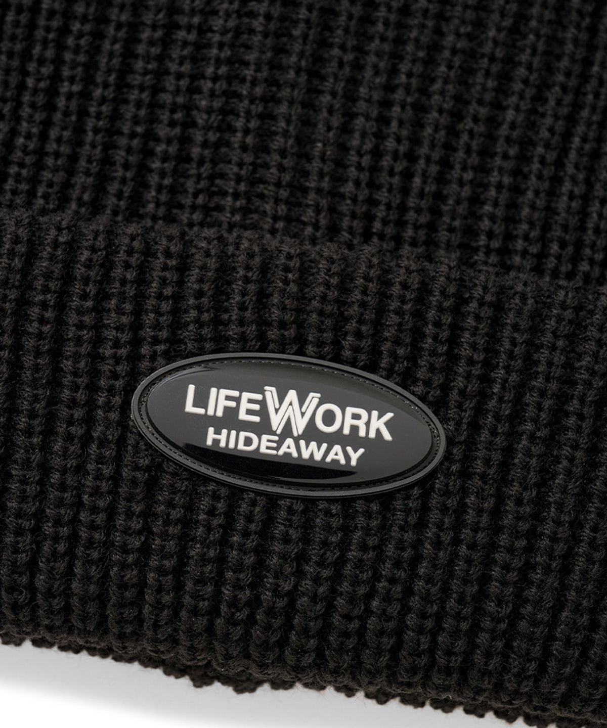 라이프워크(LIFEWORK) 공용) 라운드 와펜 캣 비니