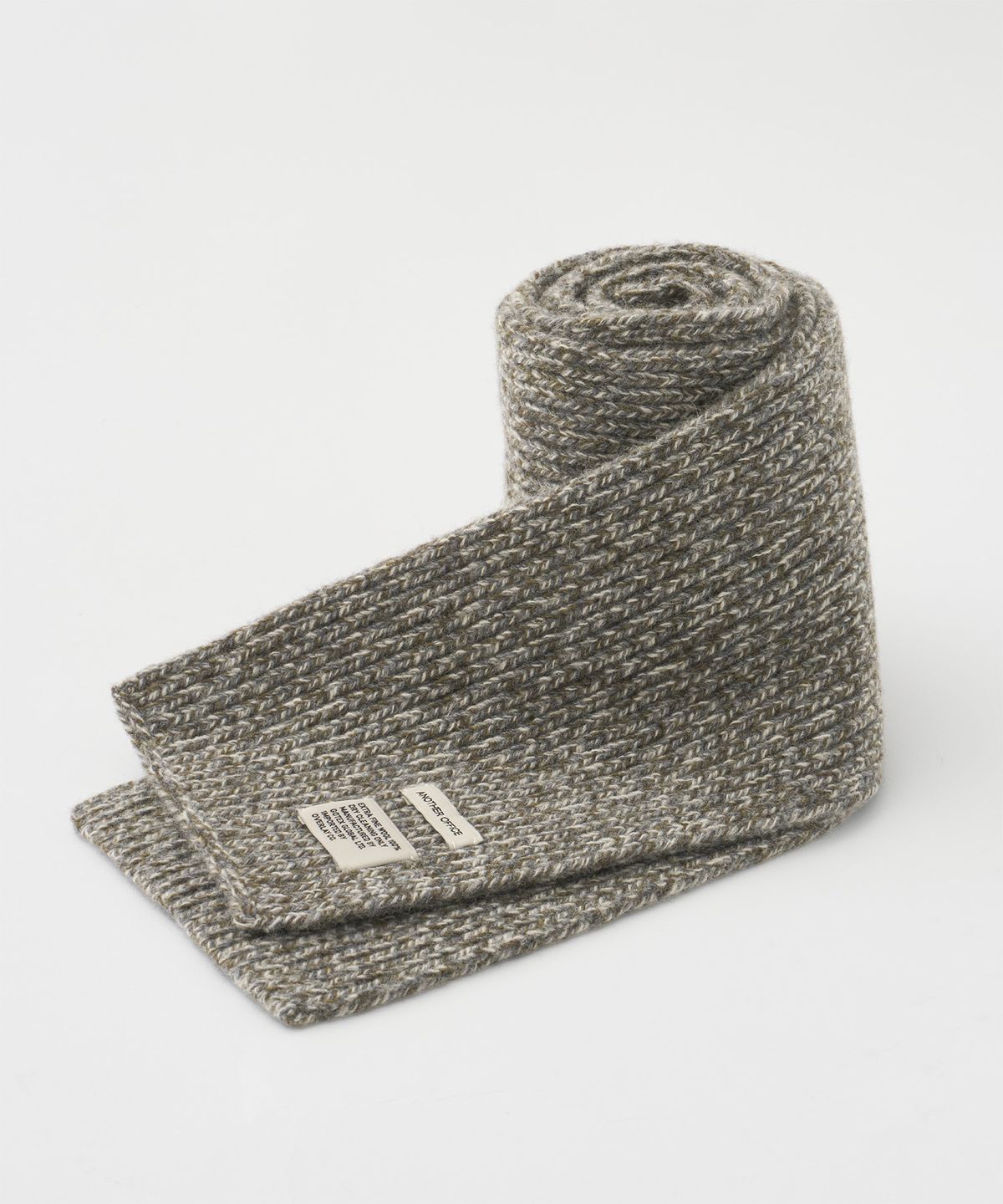 어나더 오피스(ANOTHER OFFICE) Layer Twill Muffler (Moss Stone)