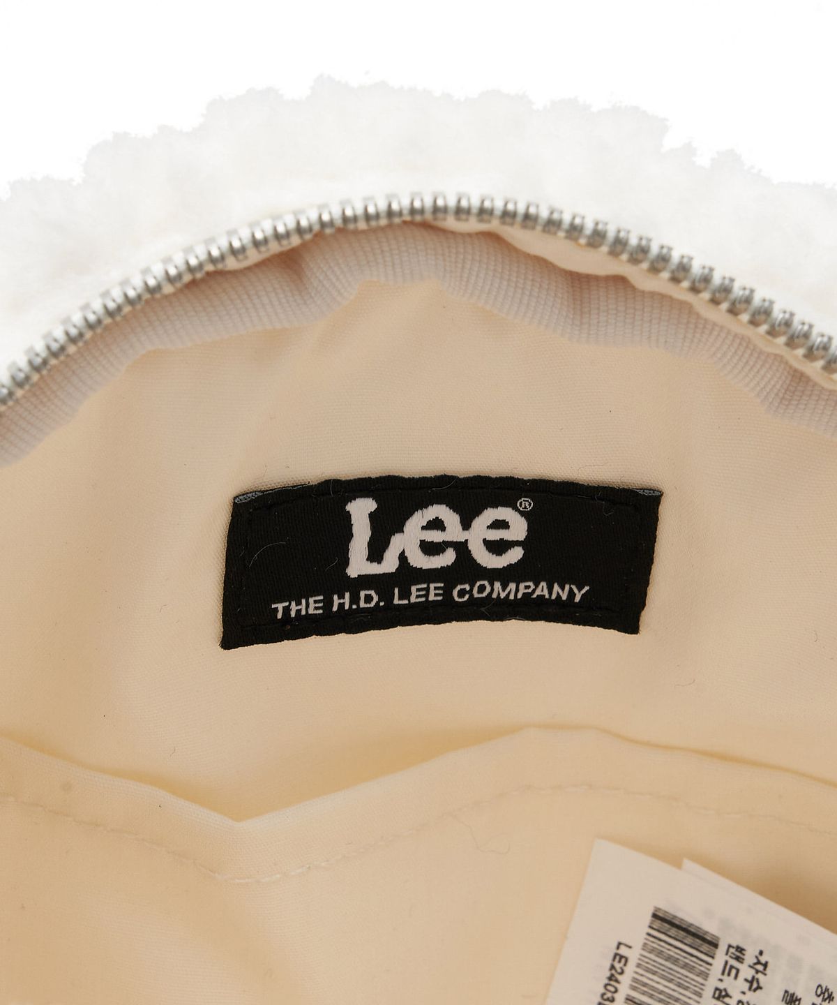 리(LEE) 플리스 탬버린백 아이보리