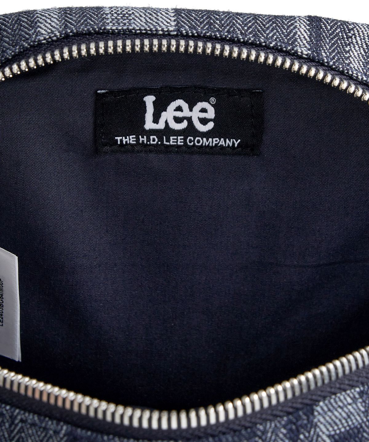 리(LEE) 데님 미니 볼링백 인디고 미듐