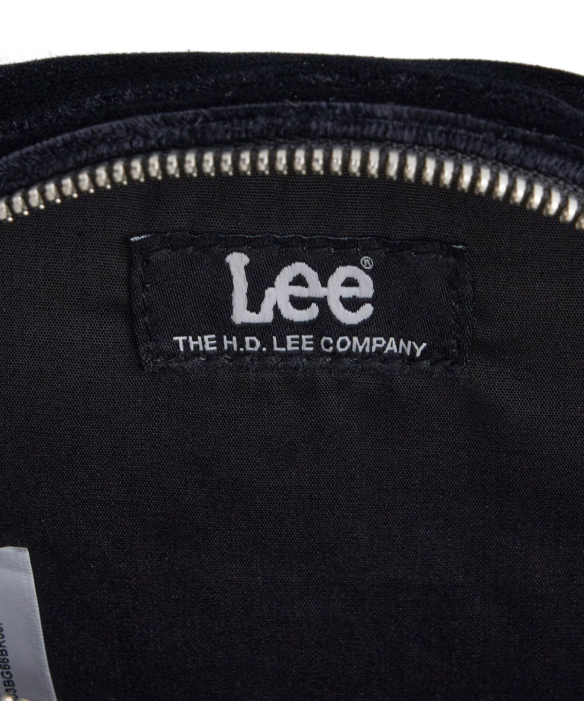 리(LEE) 벨벳 미니 볼링백 블랙