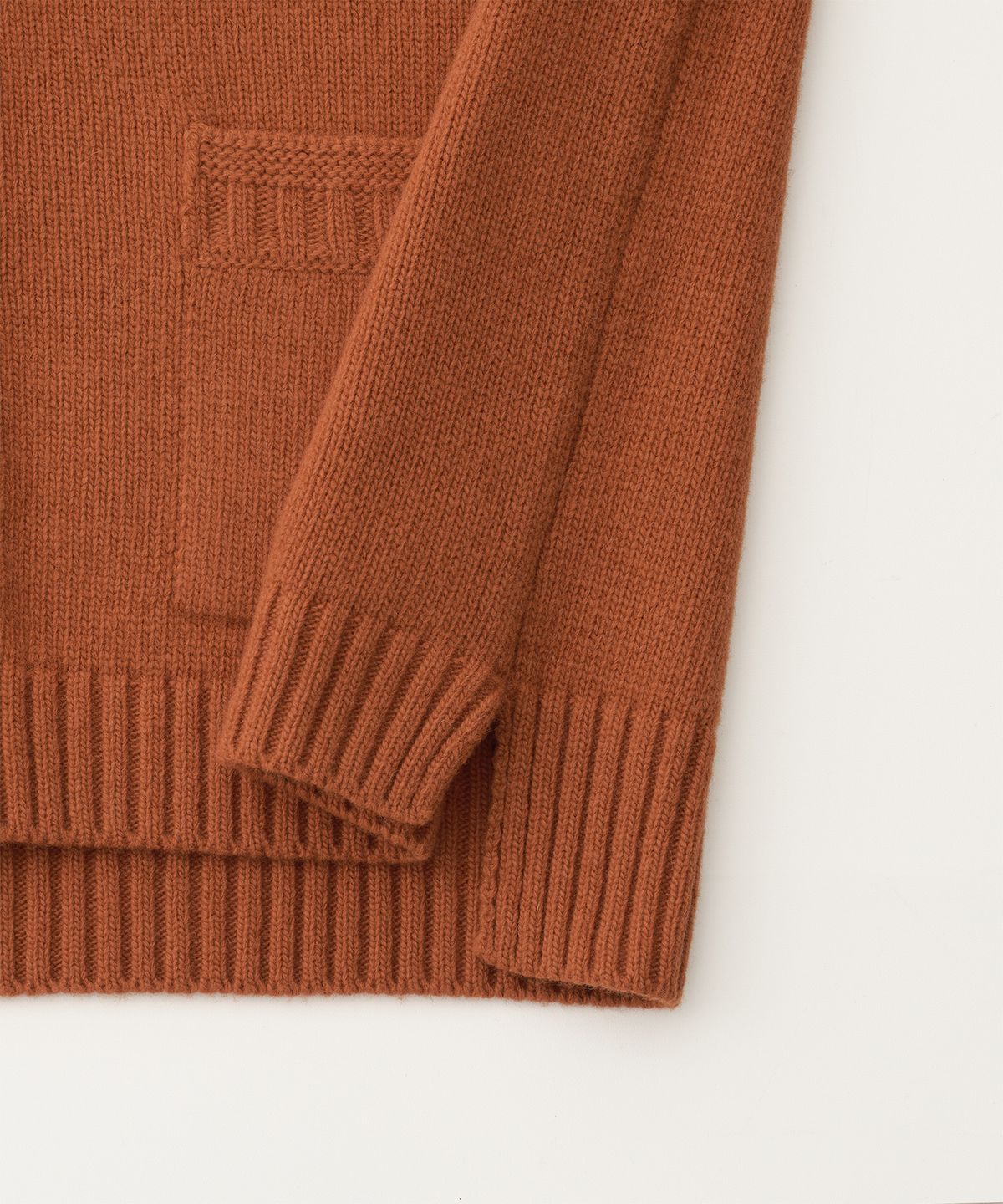 어나더 오피스(ANOTHER OFFICE) Guernsey Cardigan (Orange)
