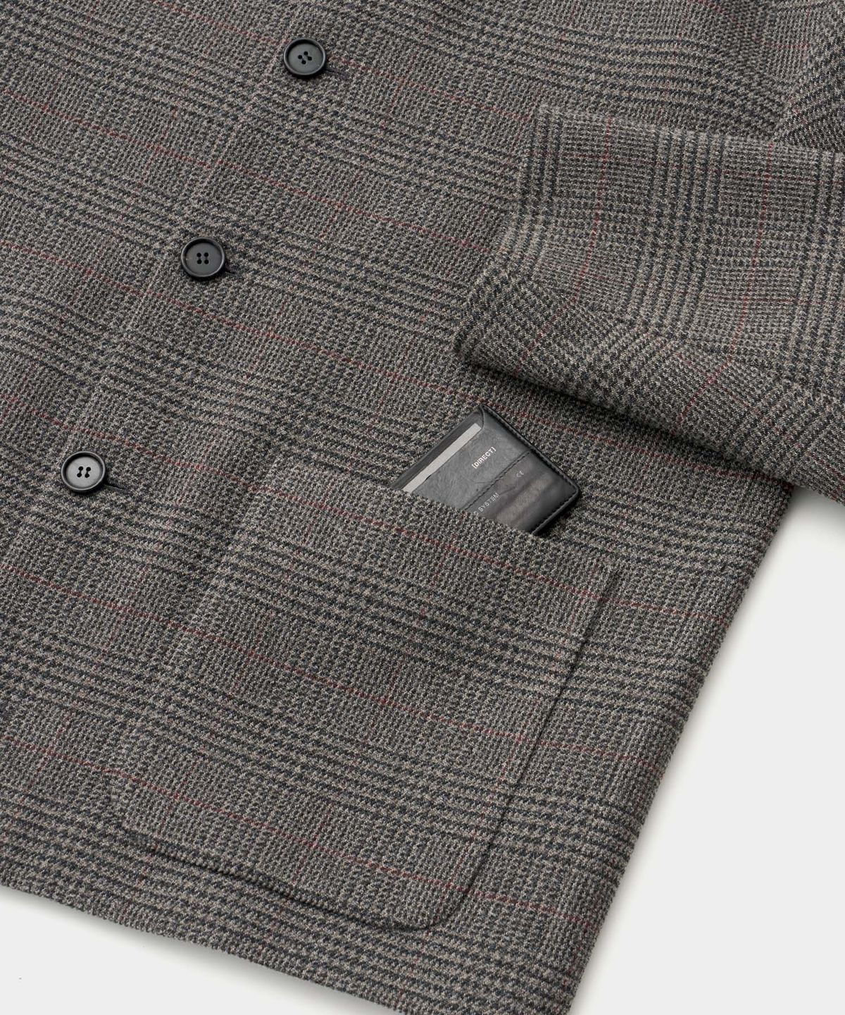 어나더 오피스(ANOTHER OFFICE) Techtweed Lounge Jacket (Glen Plaid)