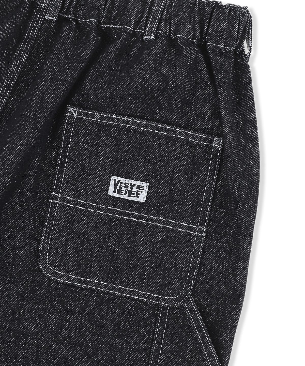 예스아이씨(YESEYESEE) Iconic Work Pants Black