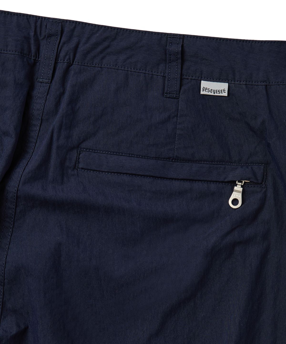 예스아이씨(YESEYESEE) CN Vertical Zip Pants Dark Navy