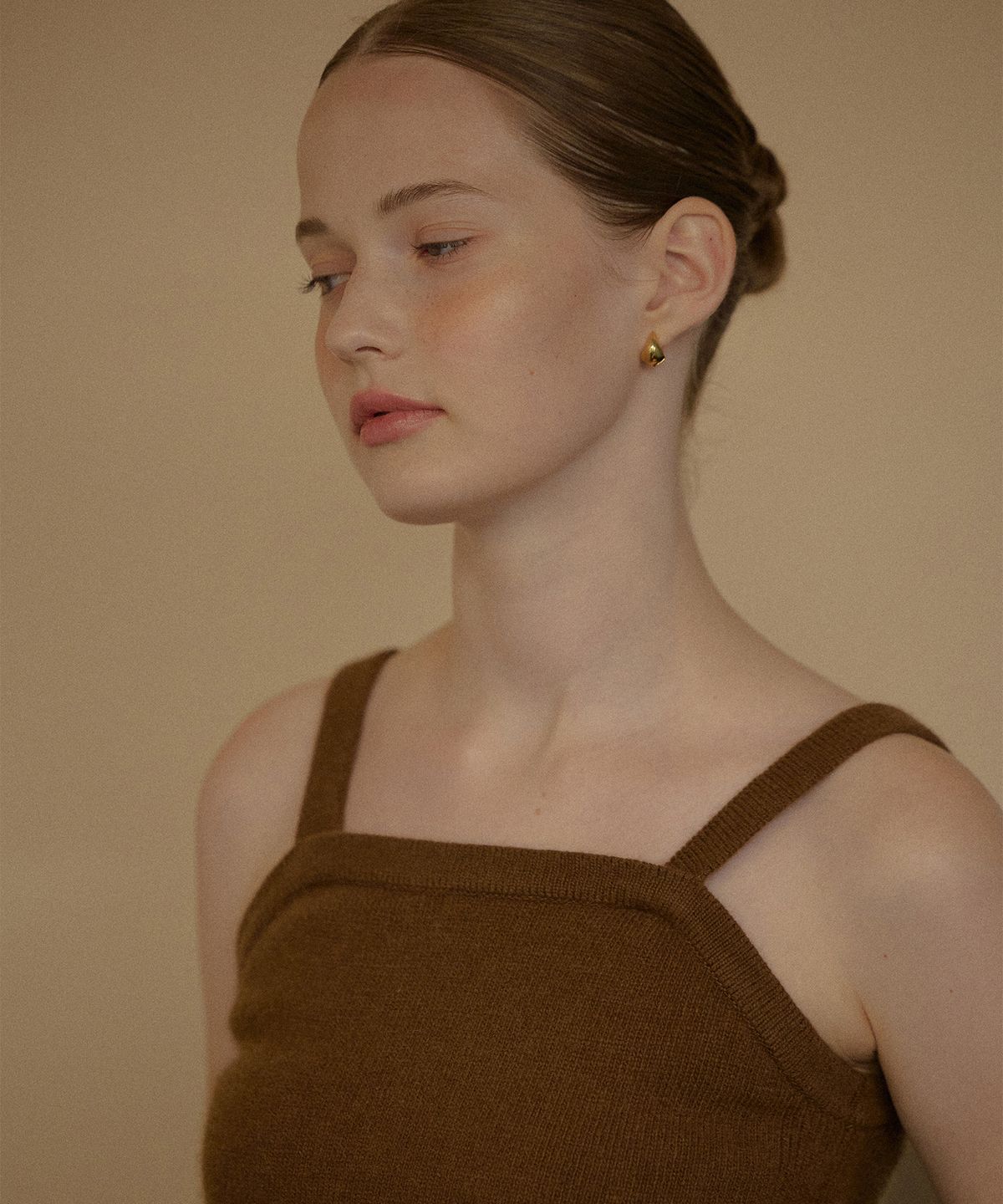 하우스 오브 폰드(HOUSE OF POND) Raccoon house slip top (Brown)