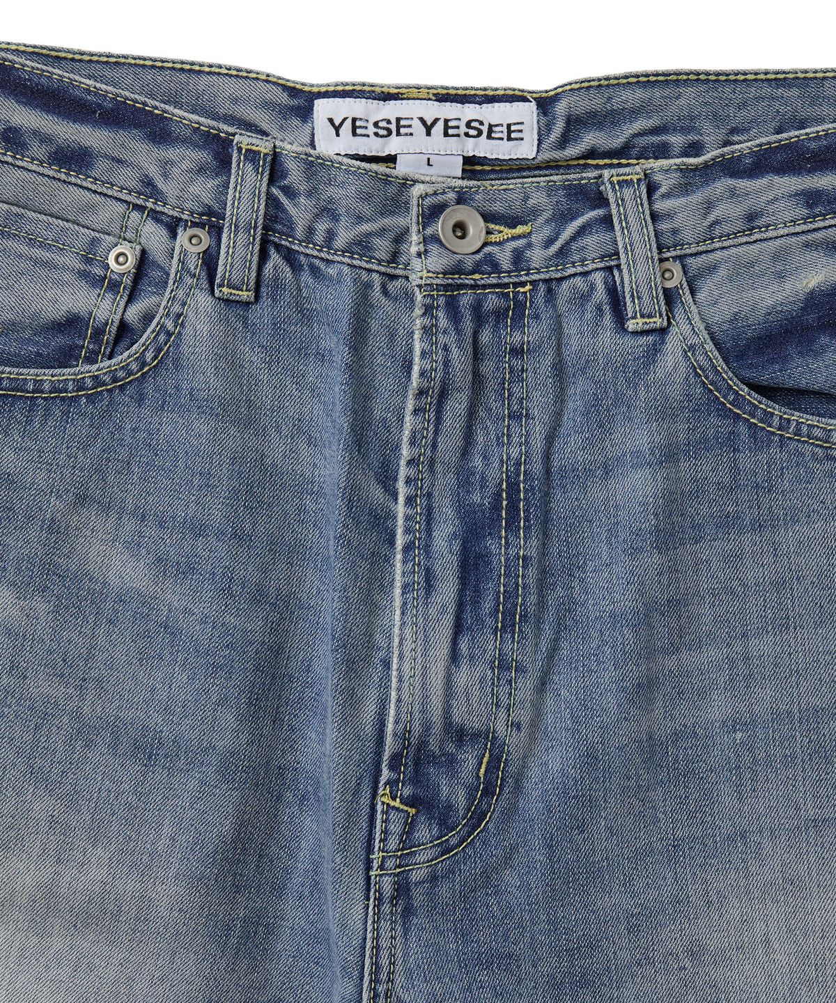 예스아이씨(YESEYESEE) Standard Denim Pants Light Indigo