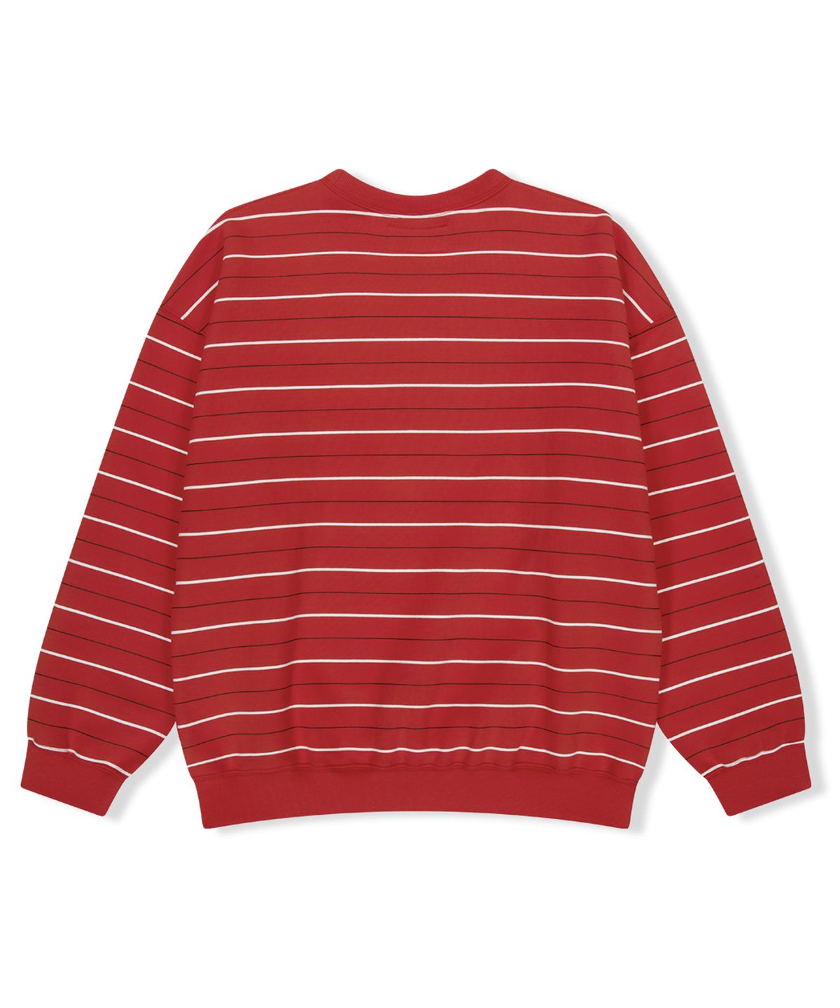 예스아이씨(YESEYESEE) Y.E.S Thin Stripe Sweatshirt Red