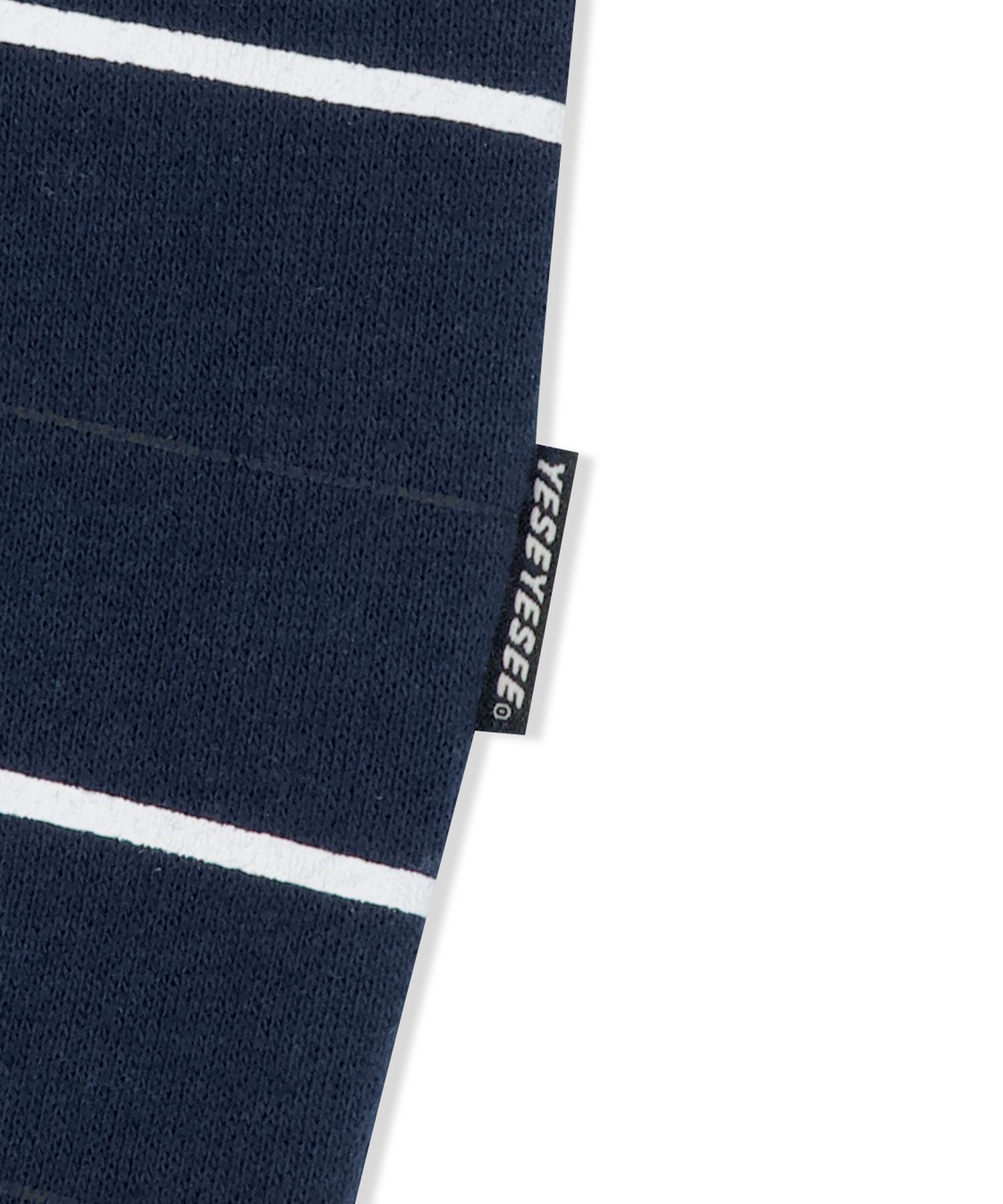 MUSINSA | YESEYESEE Y.E.S Thin Stripe Sweatshirt Navy