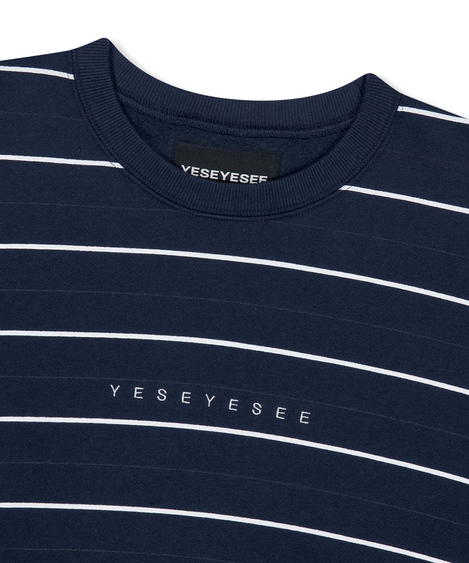 スウェット・トレーナー YESEYESEE YES Thin Stripe Sweatshirt Black YS243TSWCW05BLK yeseyesee® :: Alive Logo L/S Black