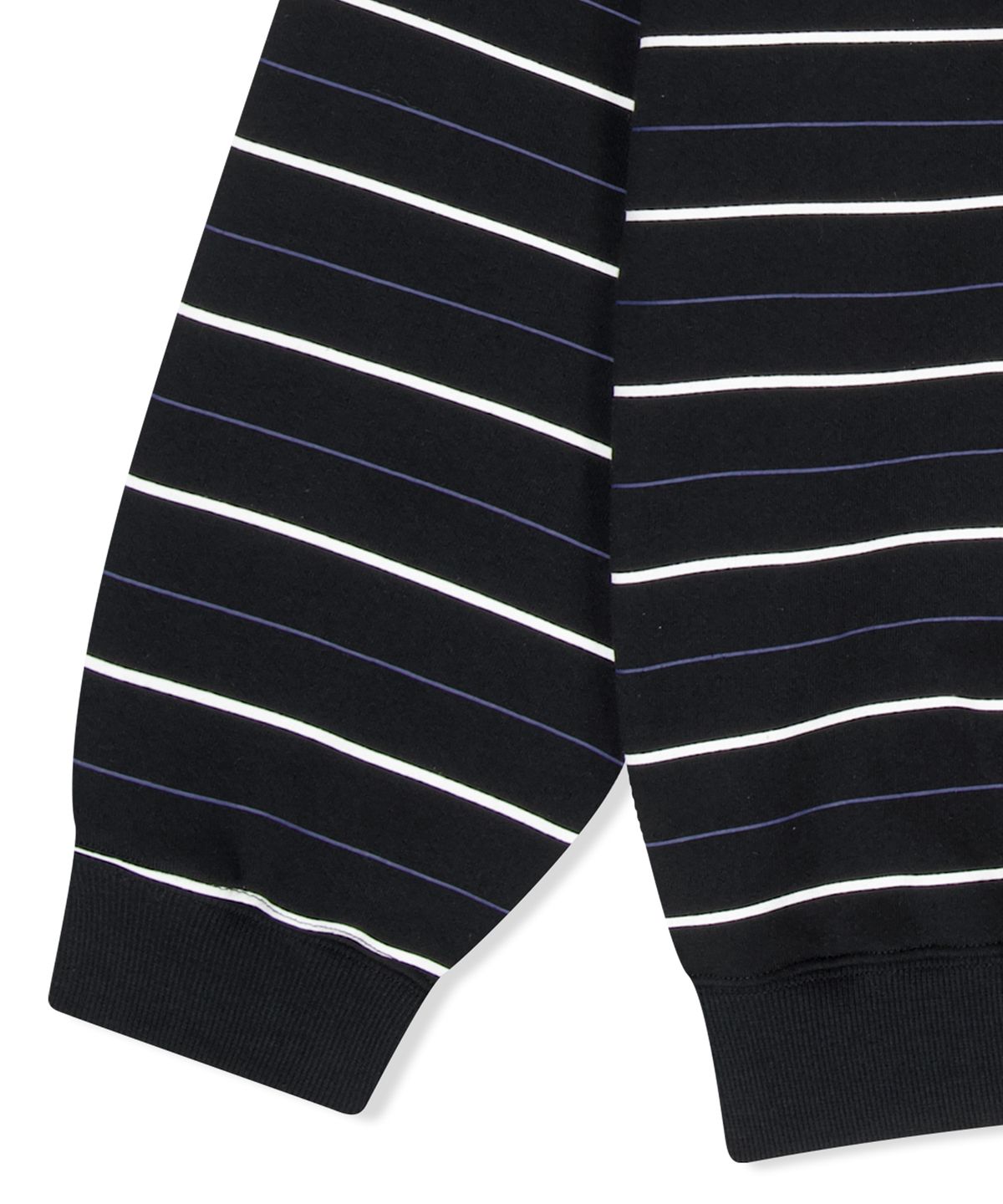 예스아이씨(YESEYESEE) Y.E.S Thin Stripe Sweatshirt Black