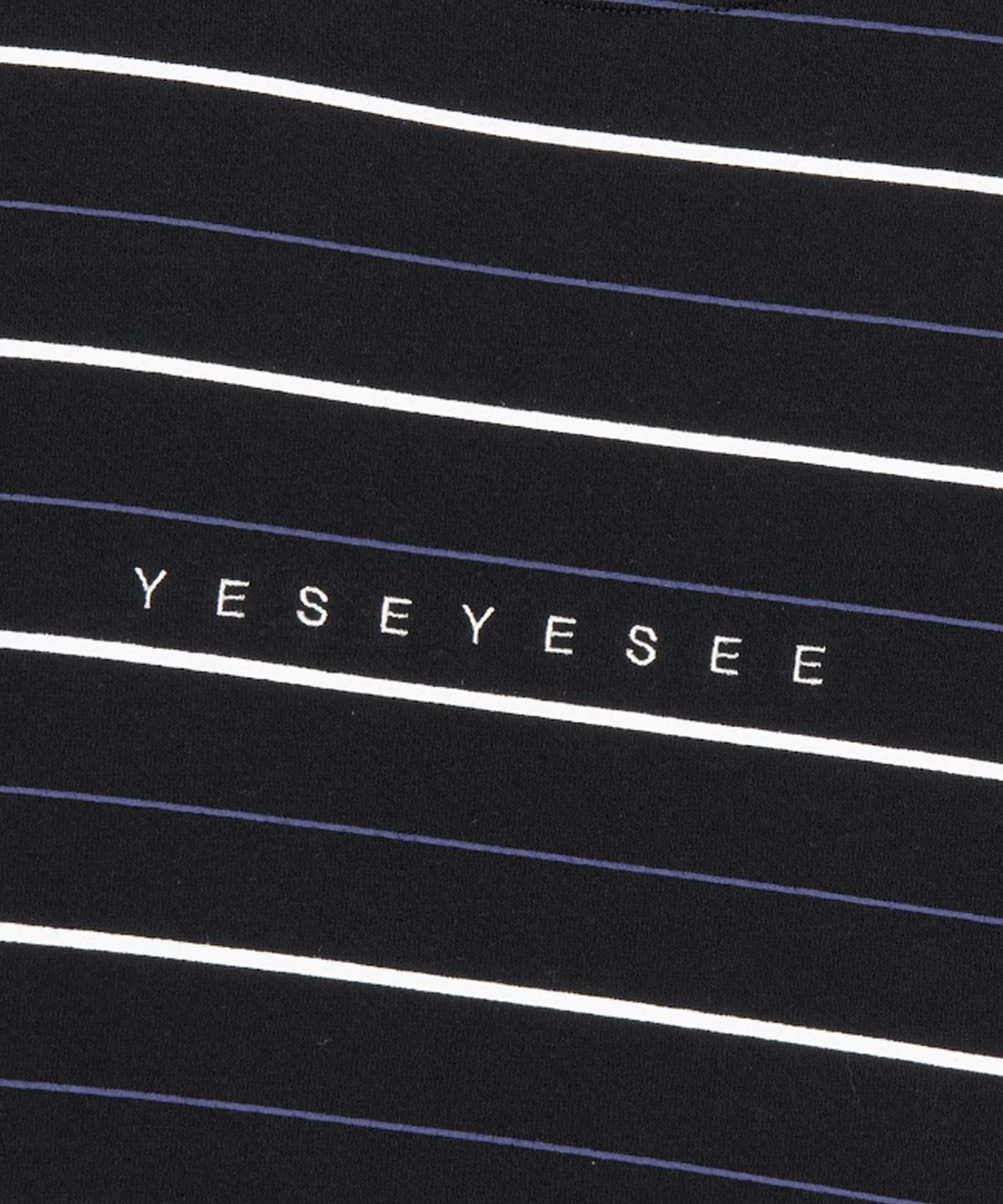 예스아이씨(YESEYESEE) Y.E.S Thin Stripe Sweatshirt Black