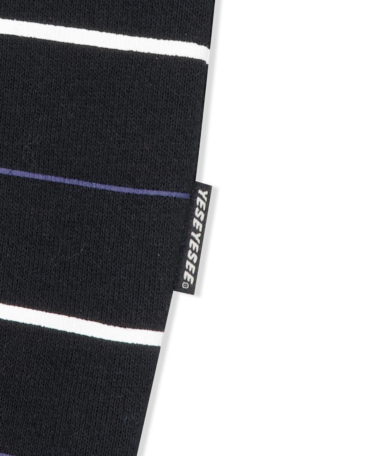 MUSINSA | YESEYESEE Y.E.S Thin Stripe Sweatshirt Black