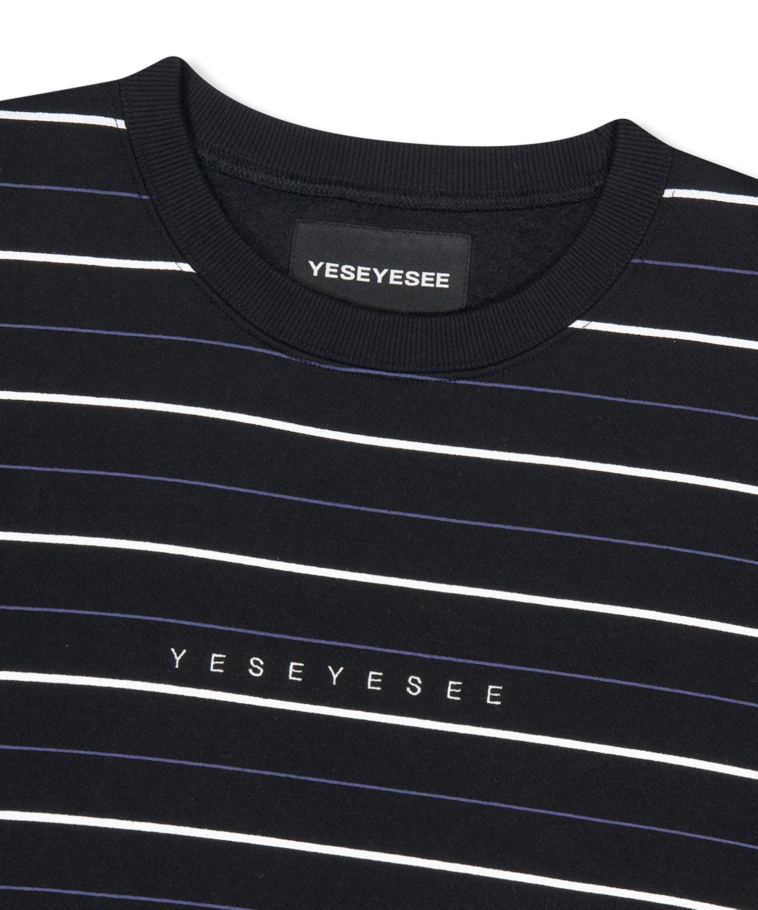 【YESEYESEE】Y.E.S OPTICAL SWEATSHIRTS / BLACK yeseyesee® :: Y.E.S Steel Logo Sweatshirt Black