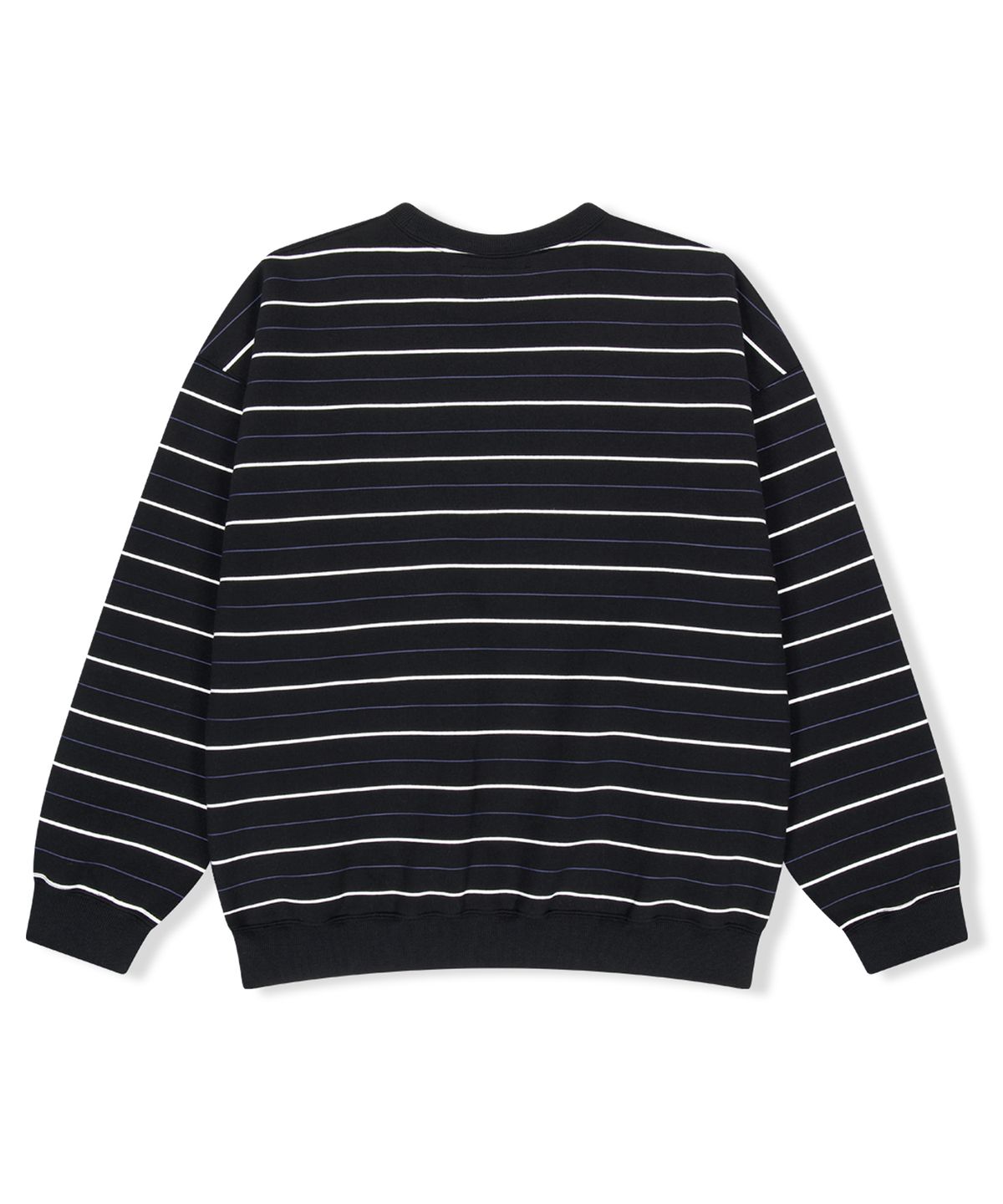 예스아이씨(YESEYESEE) Y.E.S Thin Stripe Sweatshirt Black