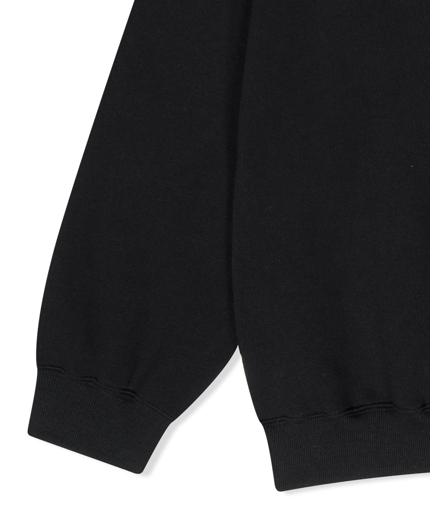 MUSINSA | YESEYESEE Y.E.S Steel Logo Sweatshirt Black