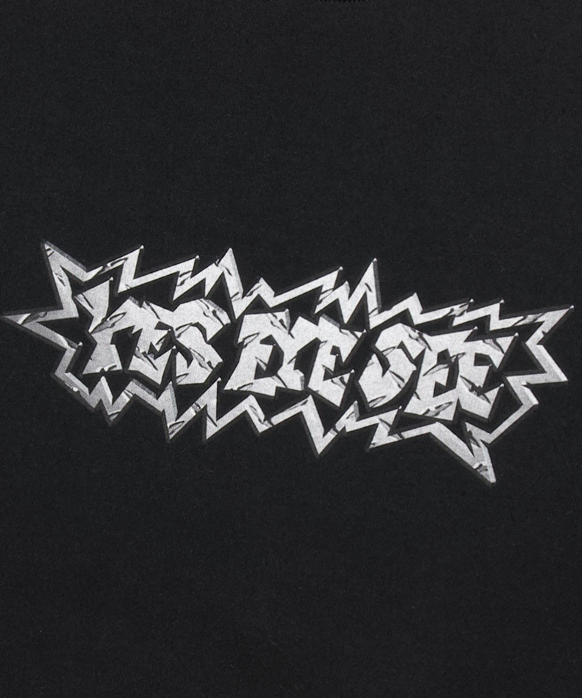 예스아이씨(YESEYESEE) Y.E.S Steel Logo Sweatshirt Black