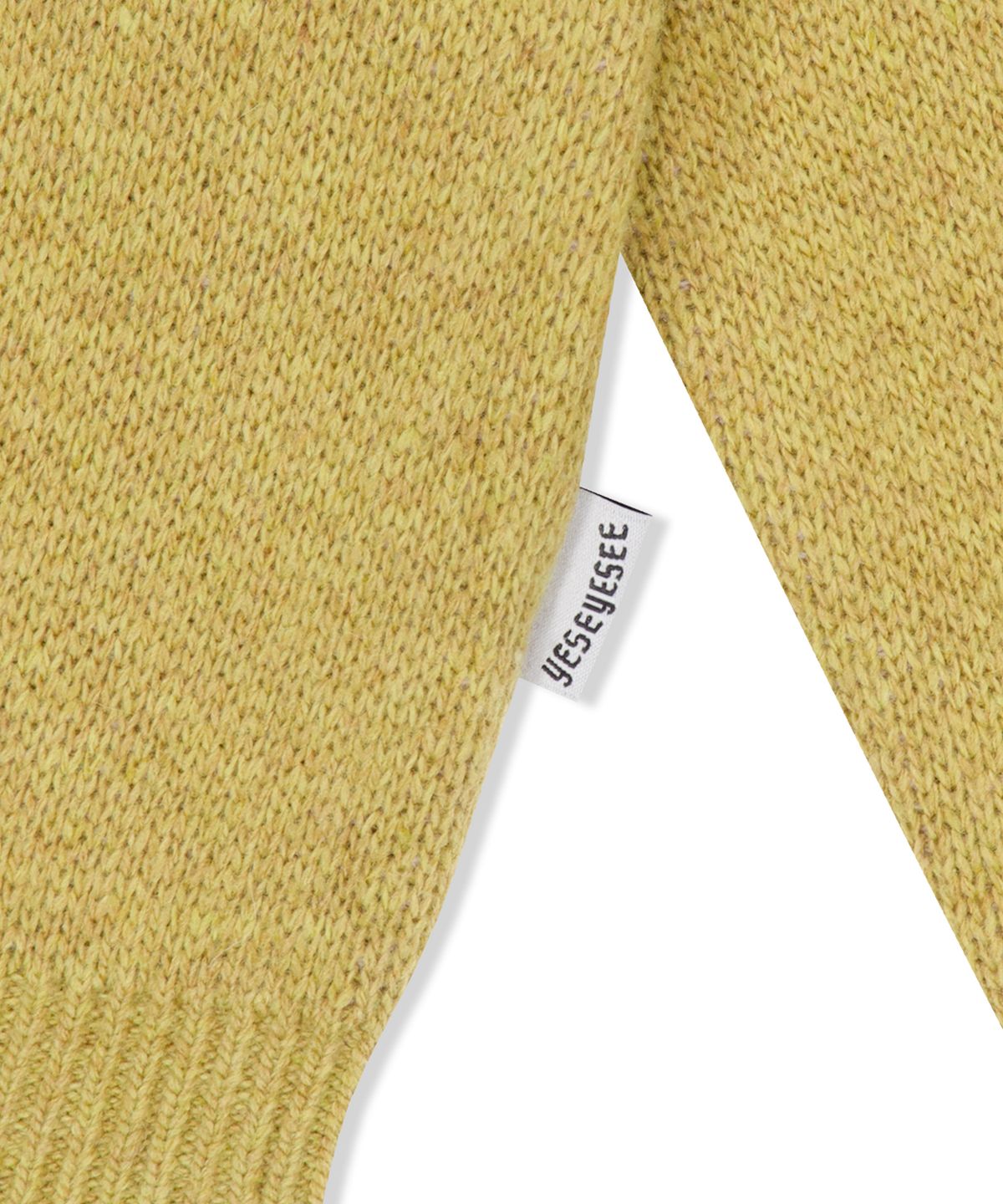 예스아이씨(YESEYESEE) Eye Knit Pullover Sweater Mustard