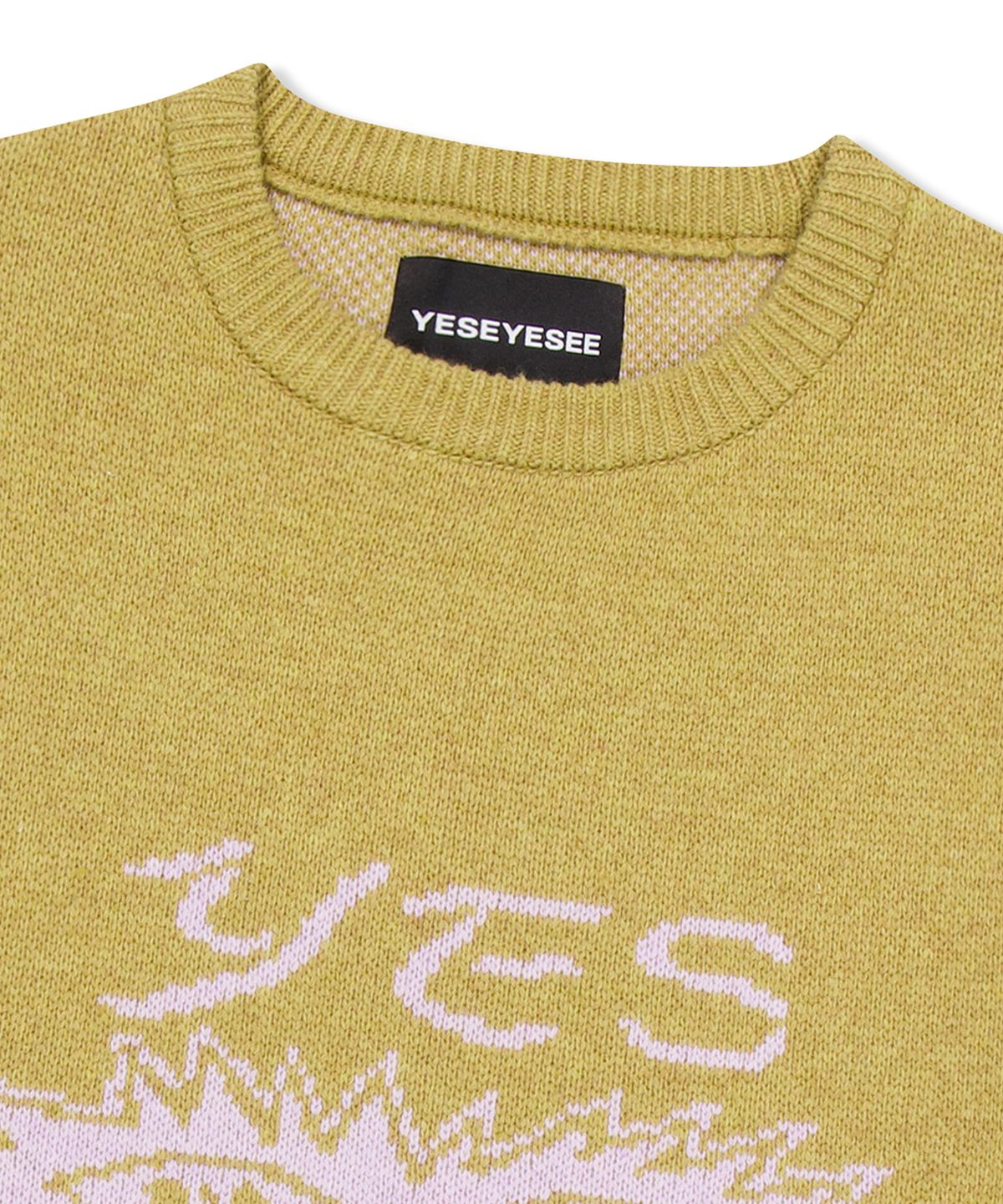 예스아이씨(YESEYESEE) Eye Knit Pullover Sweater Mustard