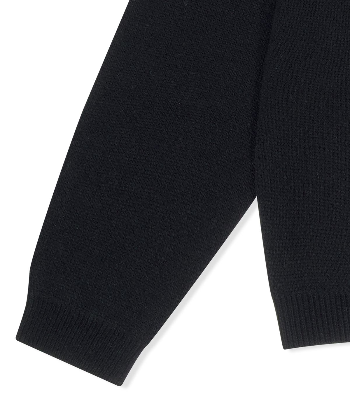 예스아이씨(YESEYESEE) Eye Knit Pullover Sweater Black