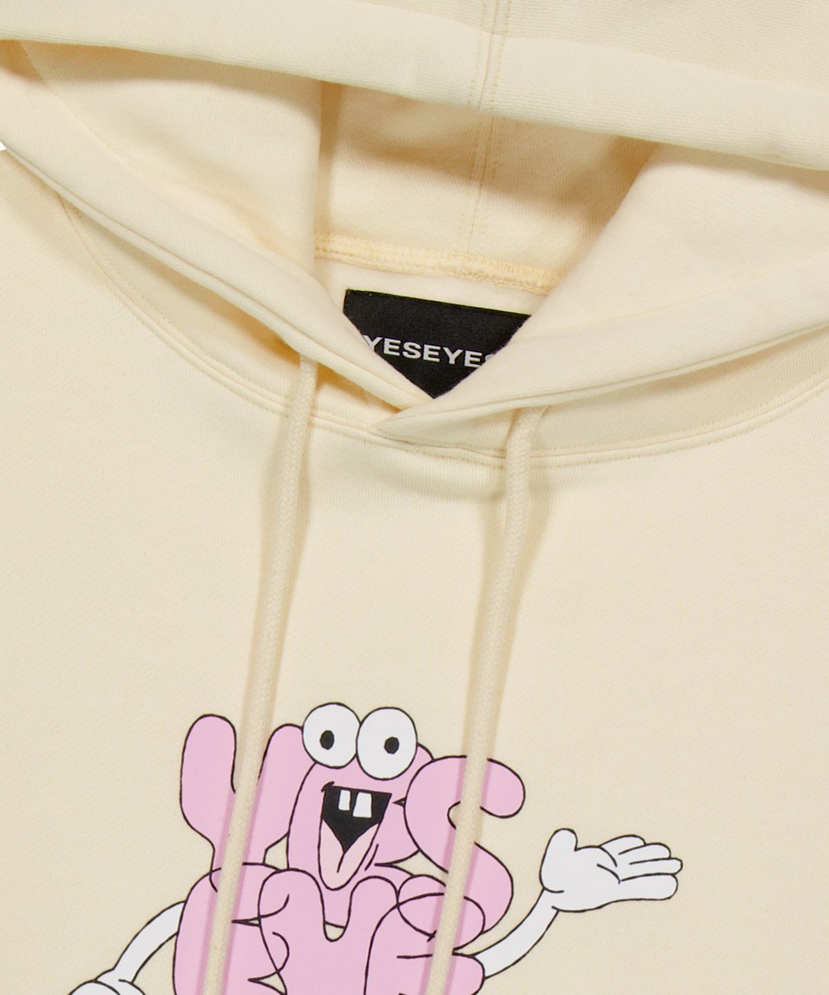 예스아이씨(YESEYESEE) Y.E.S Pointing Hoodie Ecru