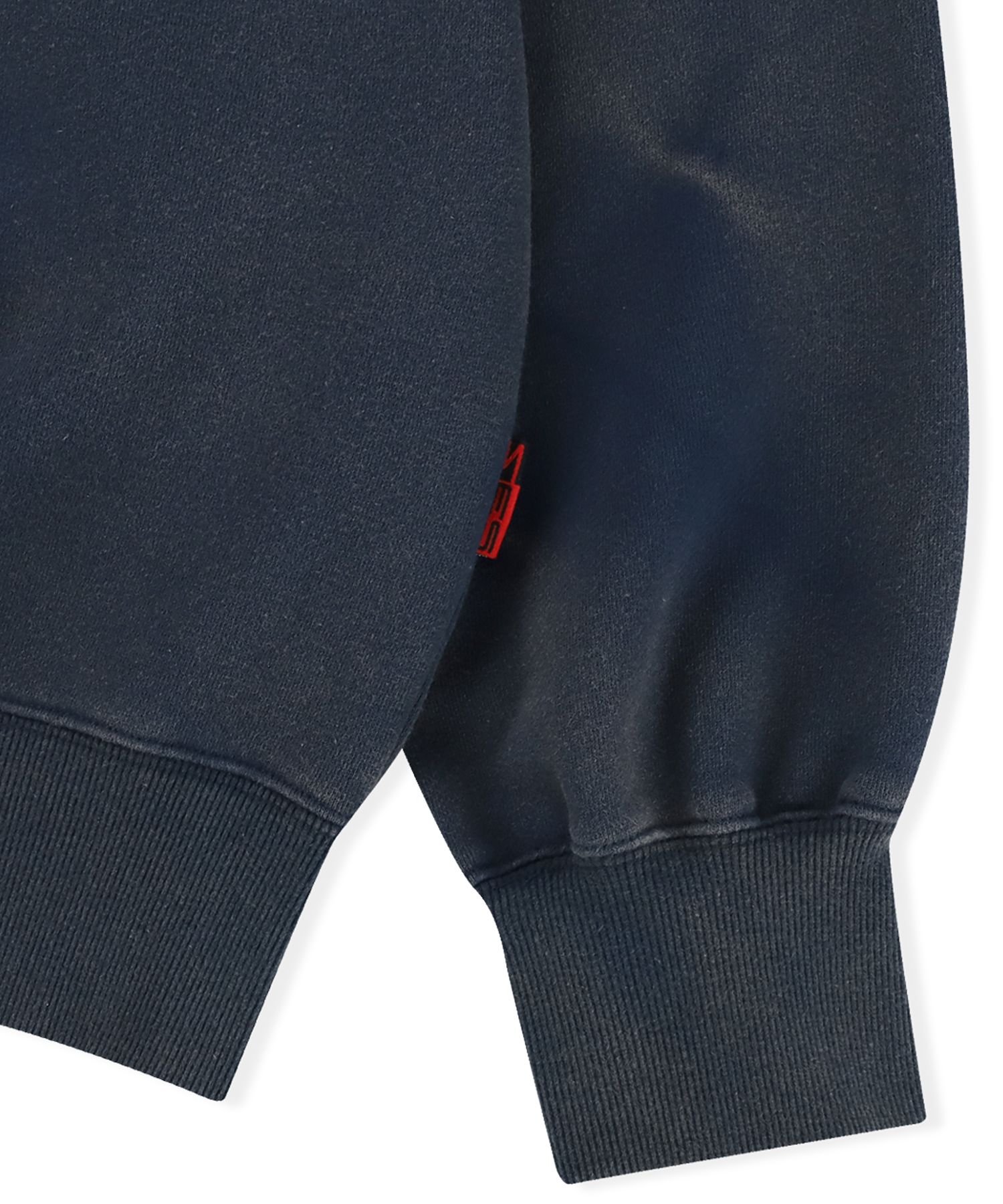 MUSINSA | YESEYESEE Y.E.S Painted Zip-up Hoodie Navy